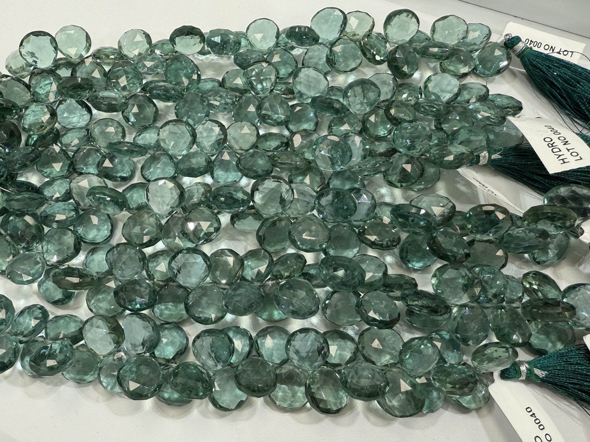 Hydro Quartz Heart Faceted