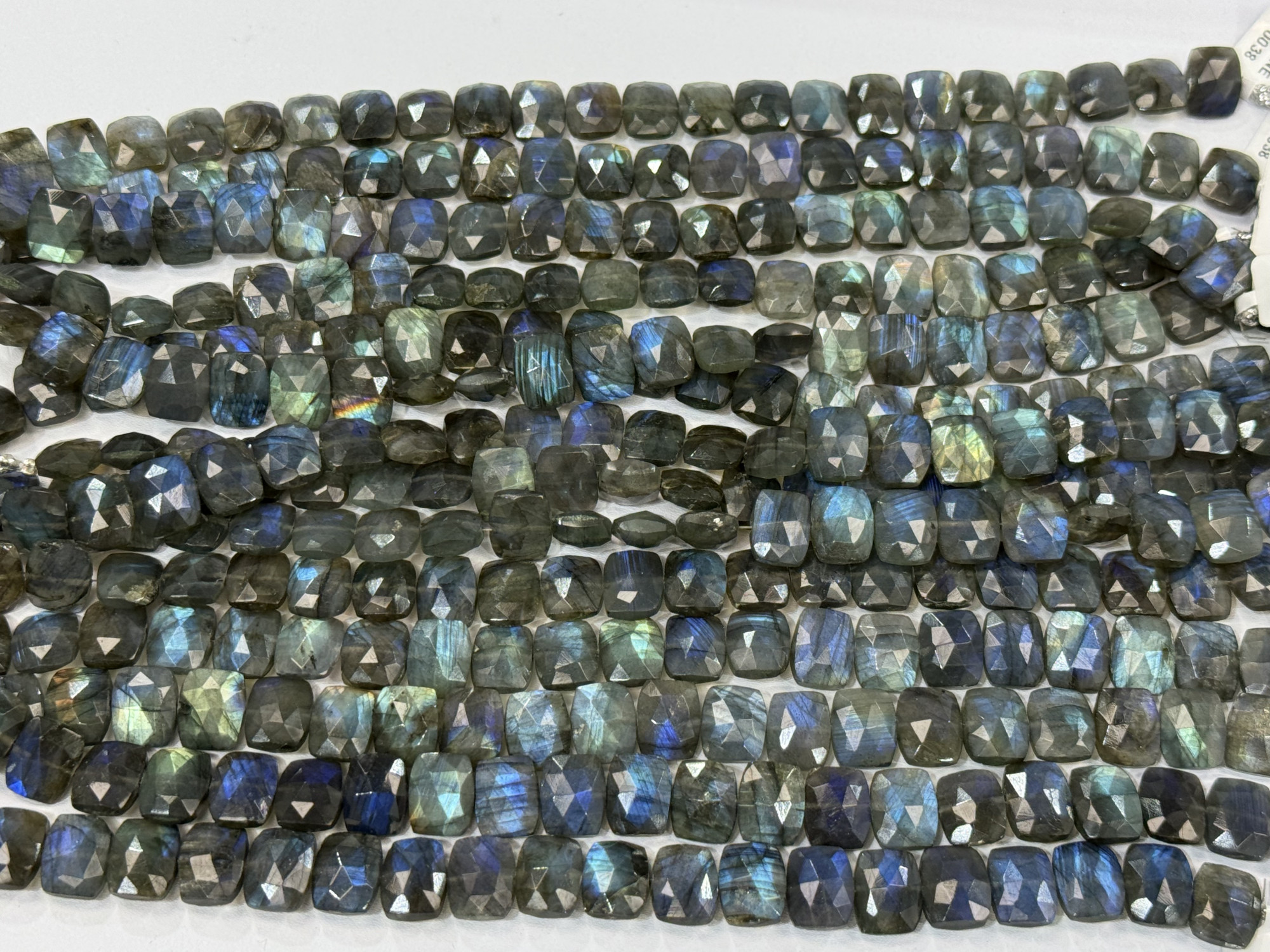 Labradorite Barrel Faceted