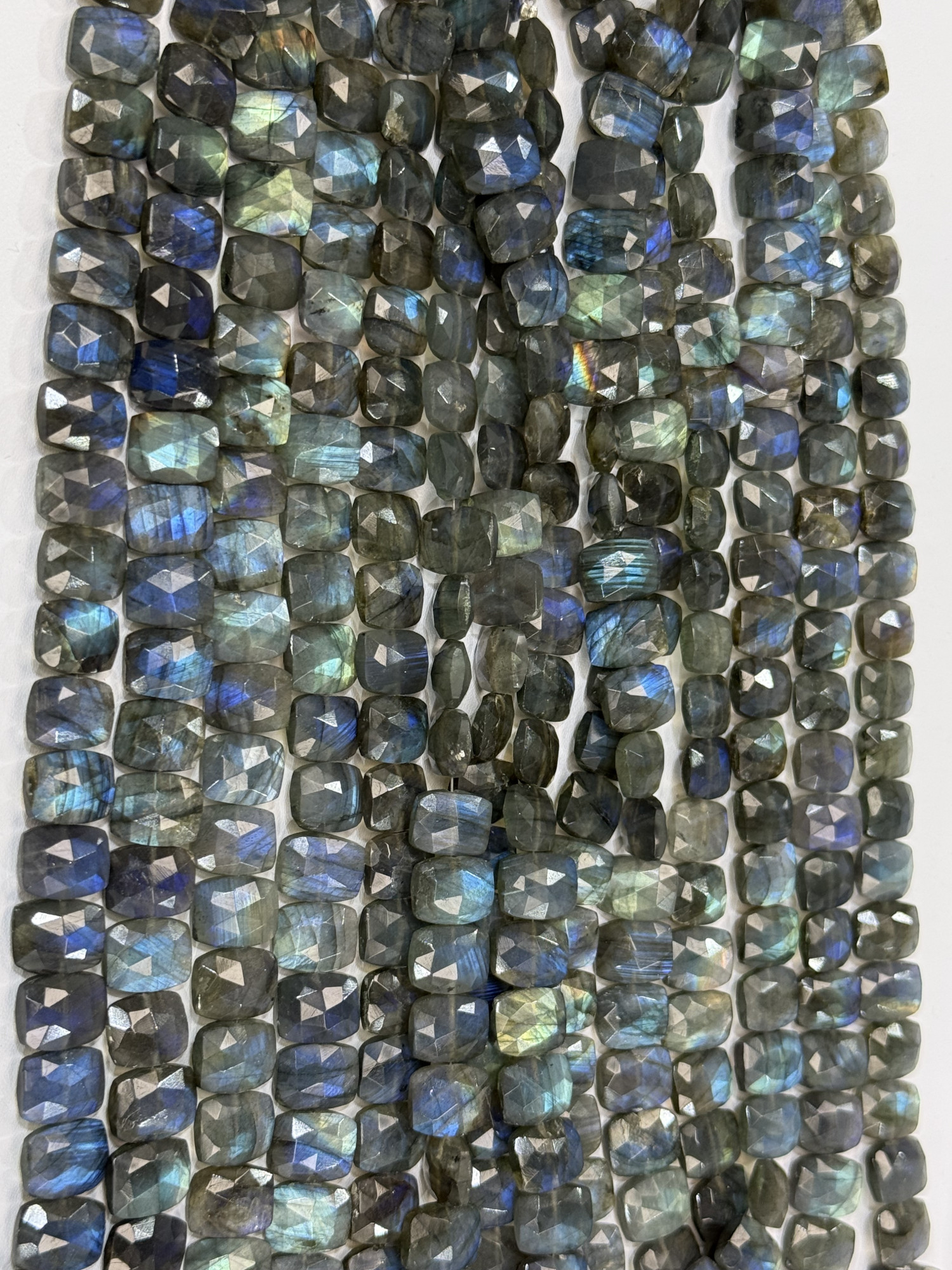 Labradorite Barrel Faceted