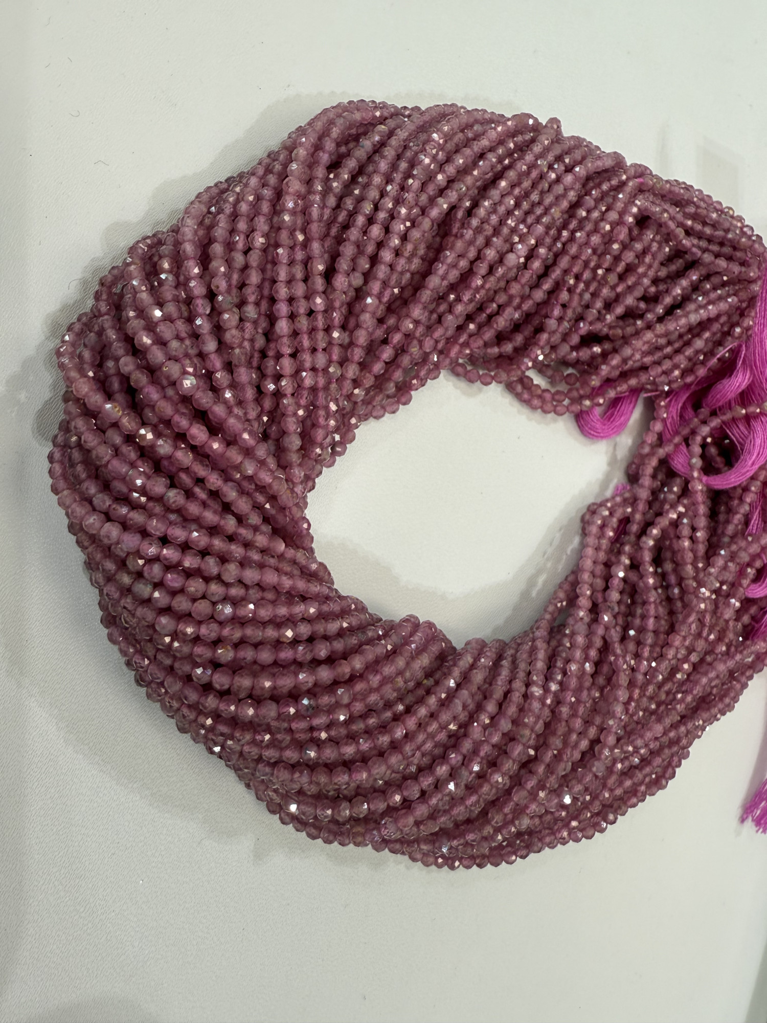 Pink Sapphire Rondelle Faceted