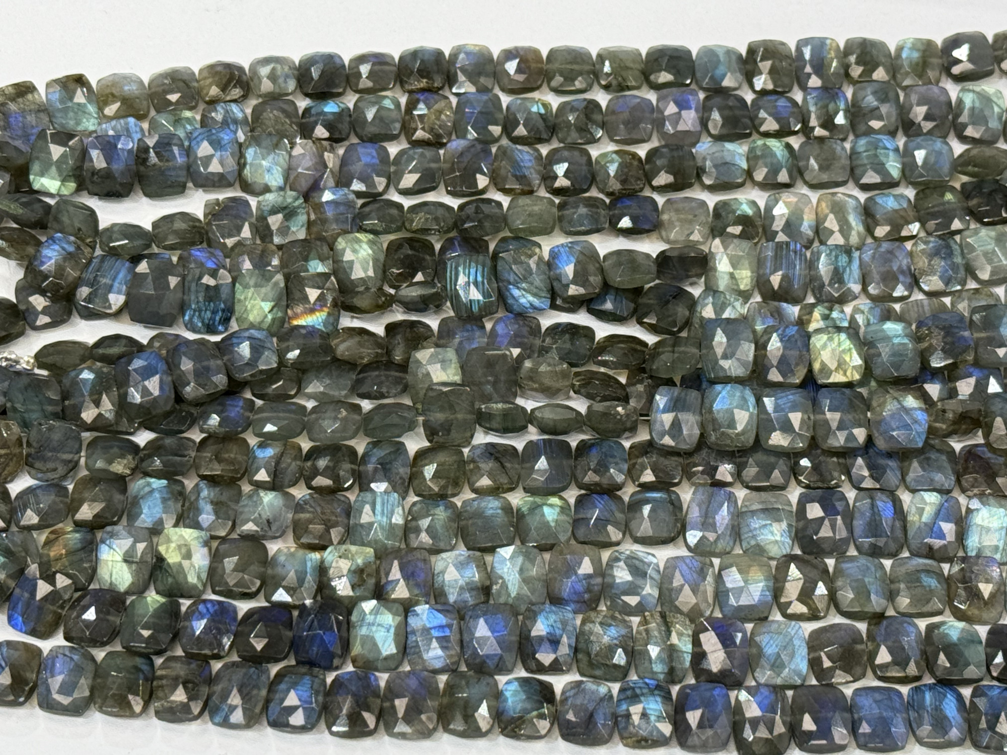 Labradorite Barrel Faceted