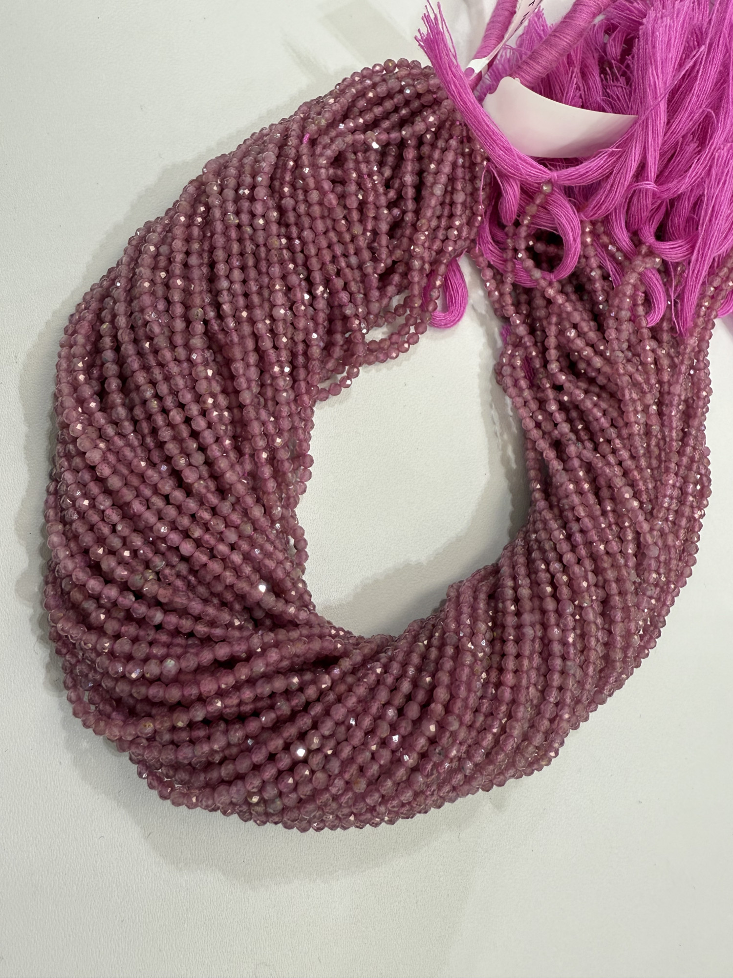 Pink Sapphire Rondelle Faceted
