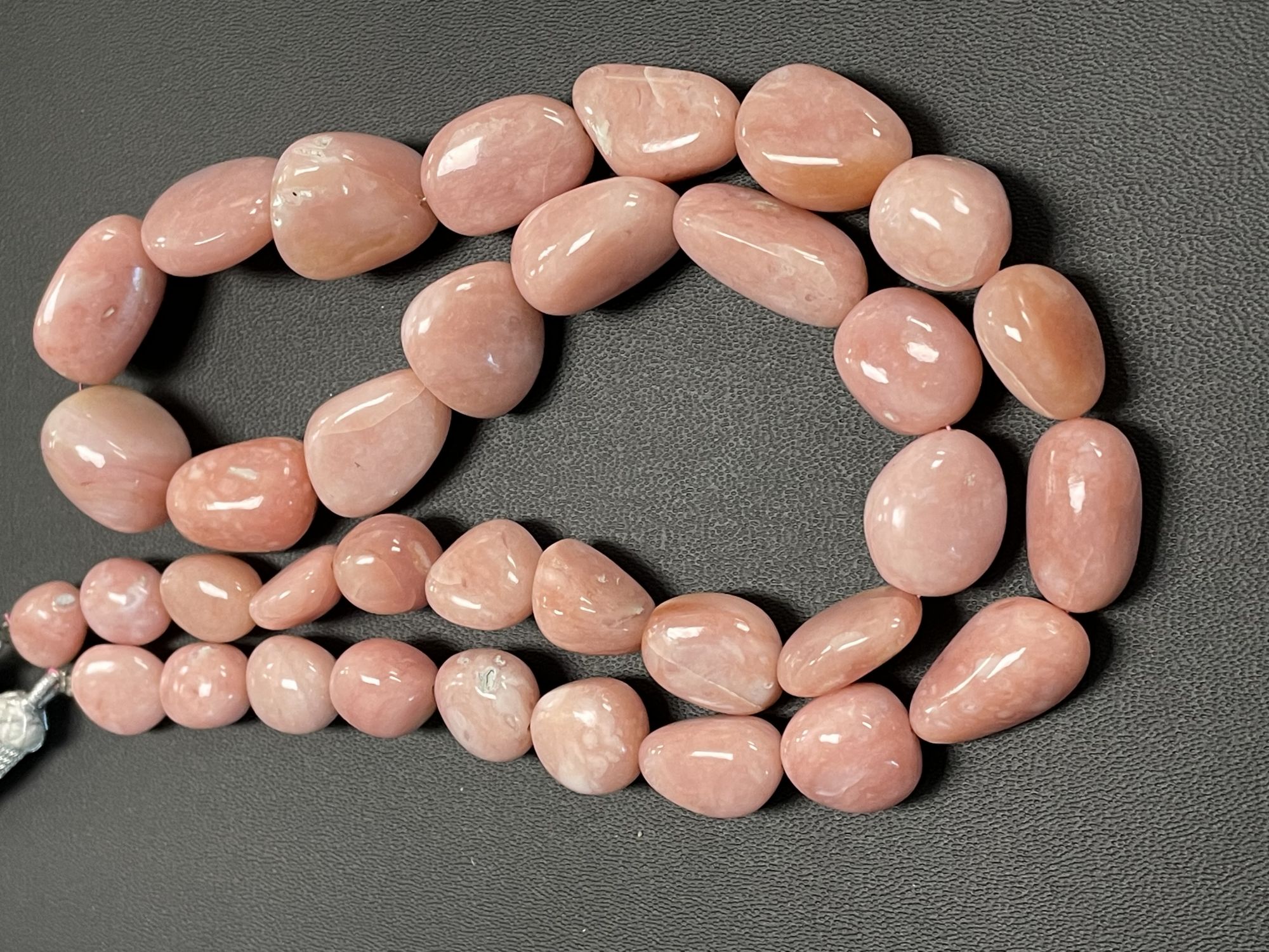 Pink Peruvian Opal Nugget Smooth