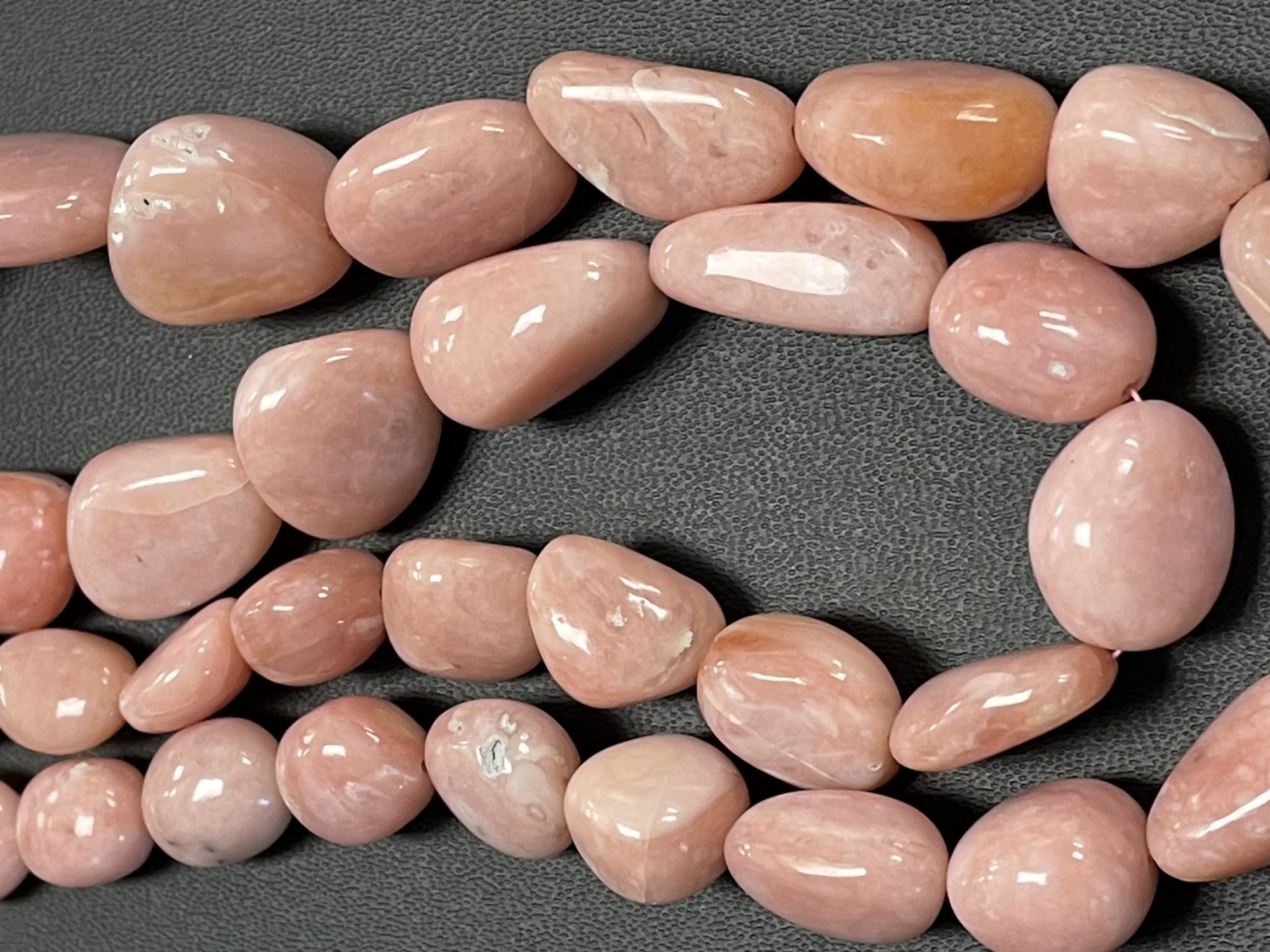 Pink Peruvian Opal Nugget Smooth