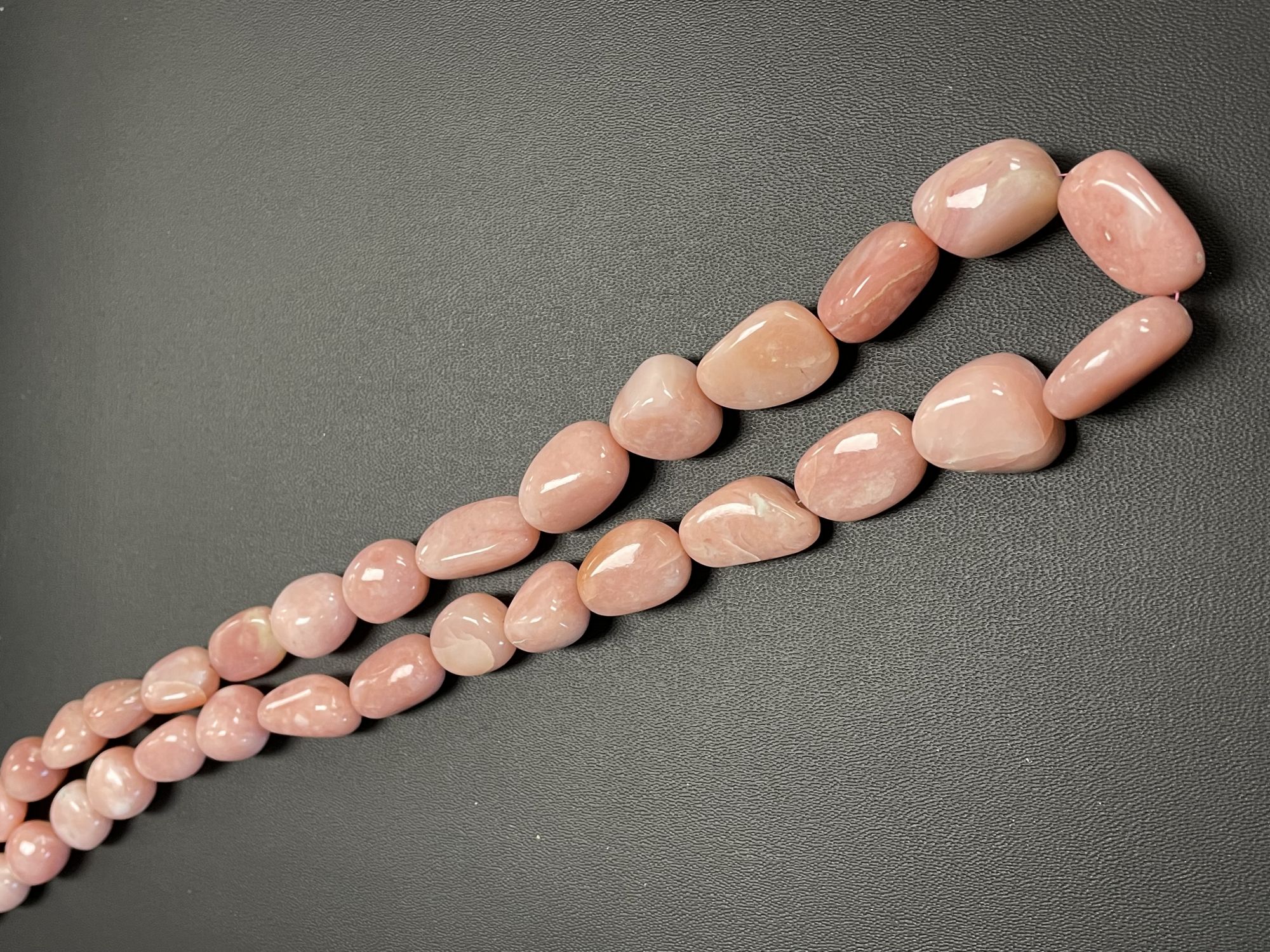 Pink Peruvian Opal Nugget Smooth