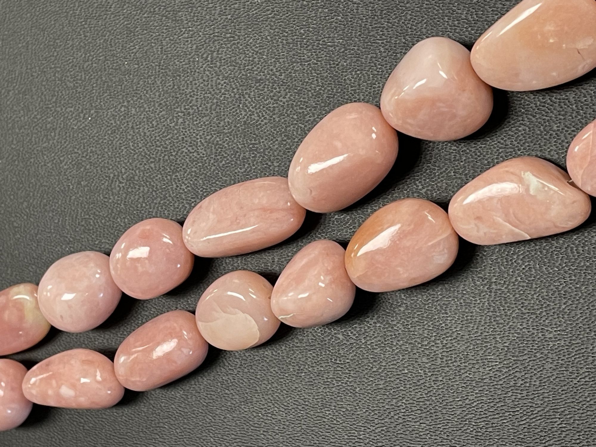 Pink Peruvian Opal Nugget Smooth