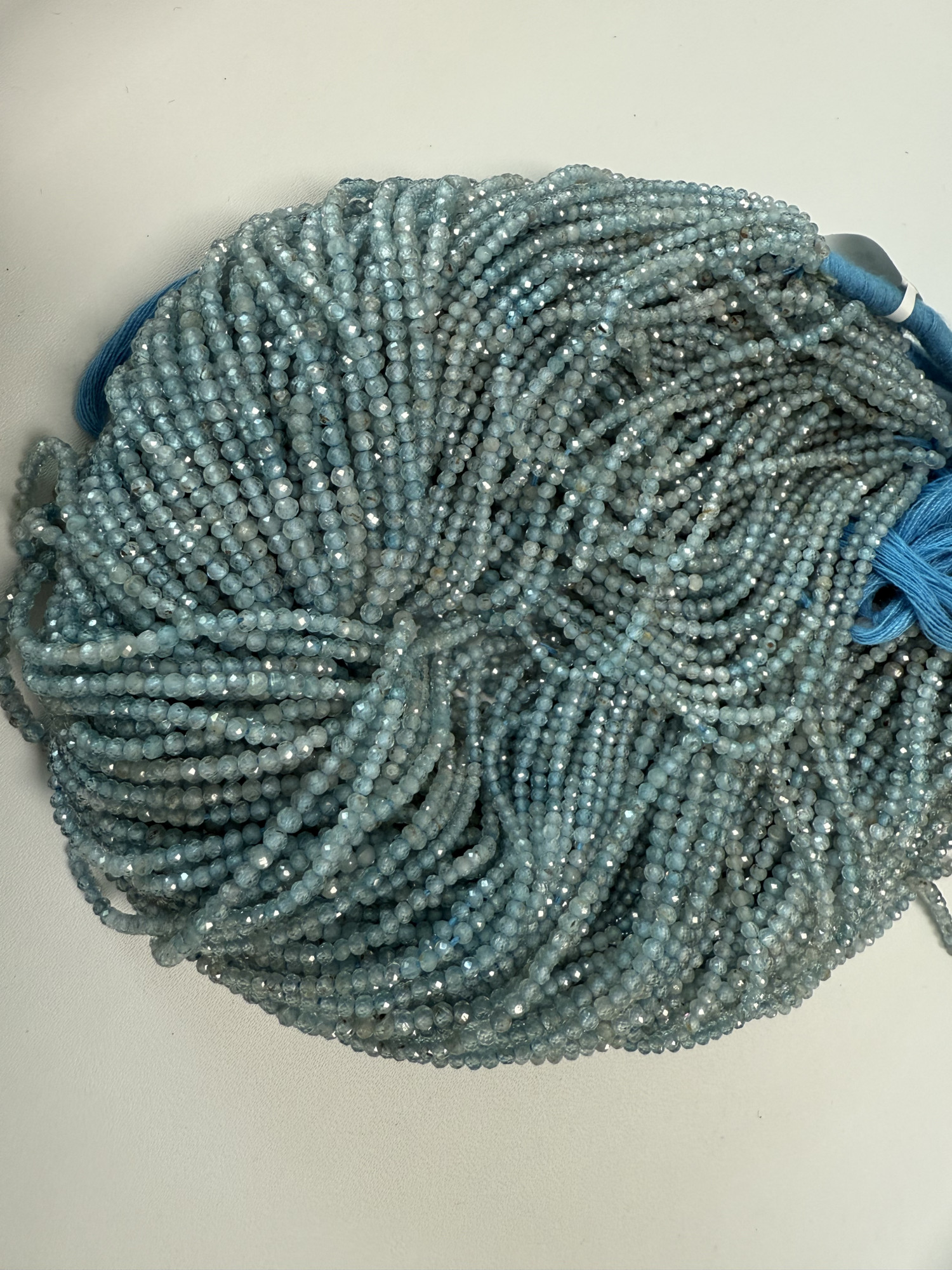 Shaded Zircon Rondelle Faceted