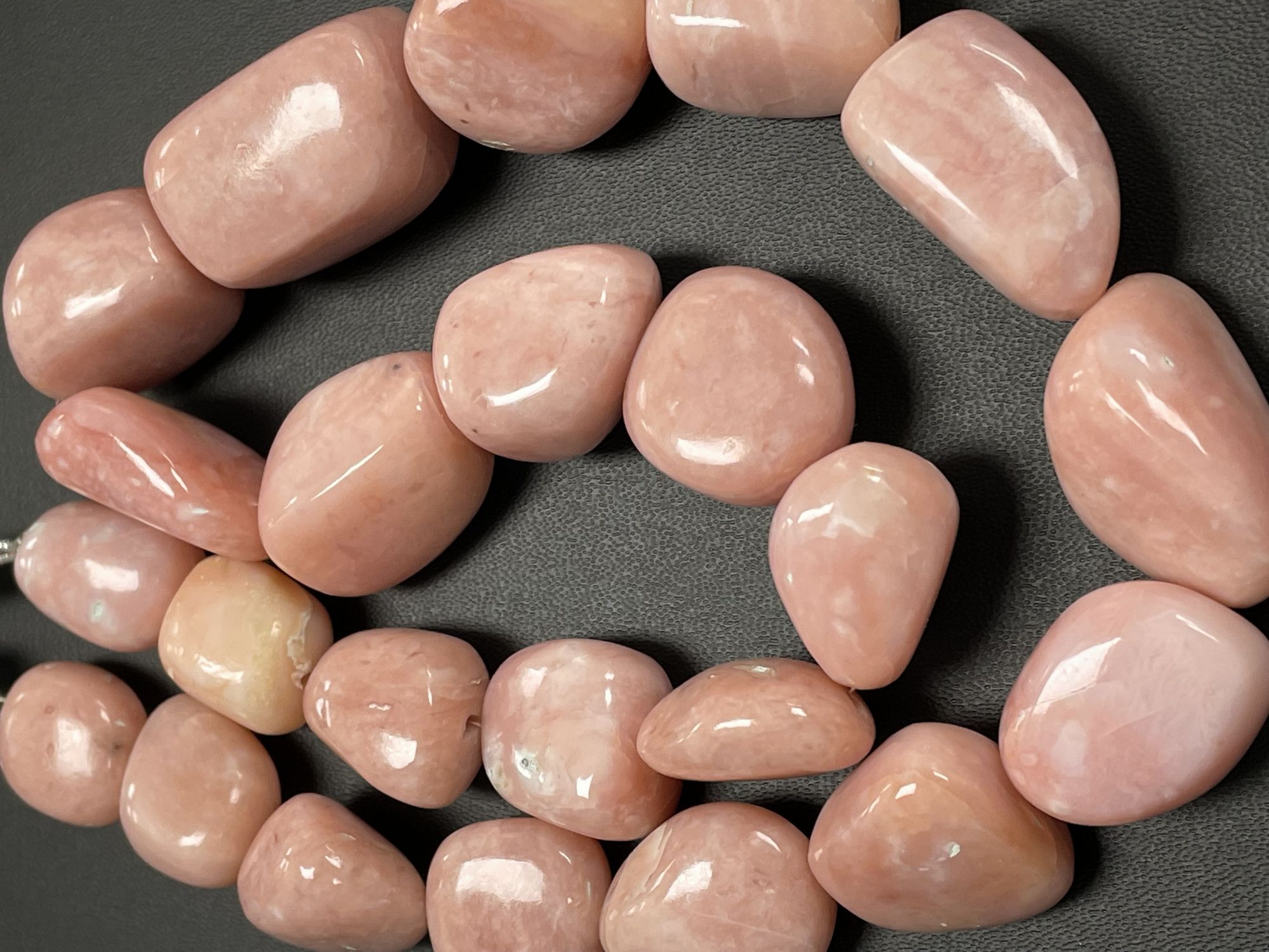 Pink Peruvian Opal Nugget Smooth