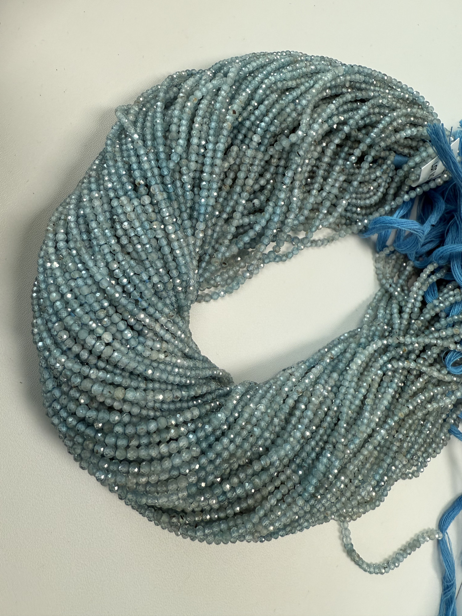 Shaded Zircon Rondelle Faceted