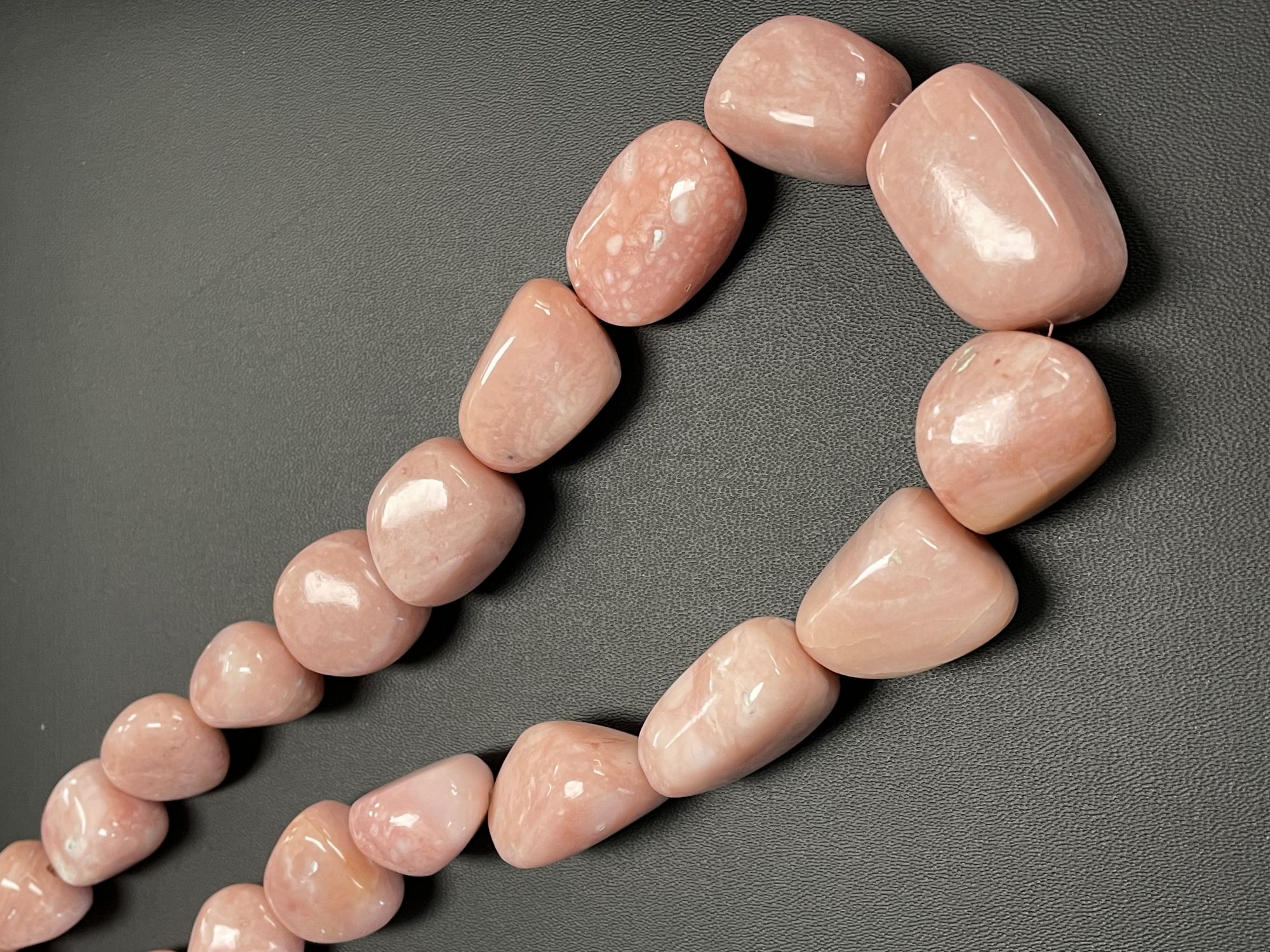 Pink Peruvian Opal Nugget Smooth