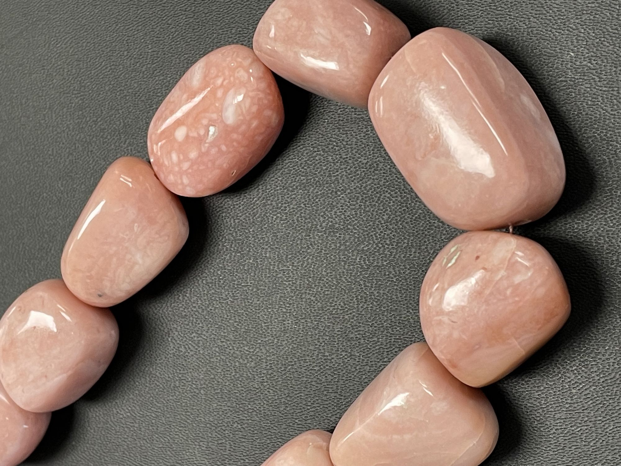 Pink Peruvian Opal Nugget Smooth