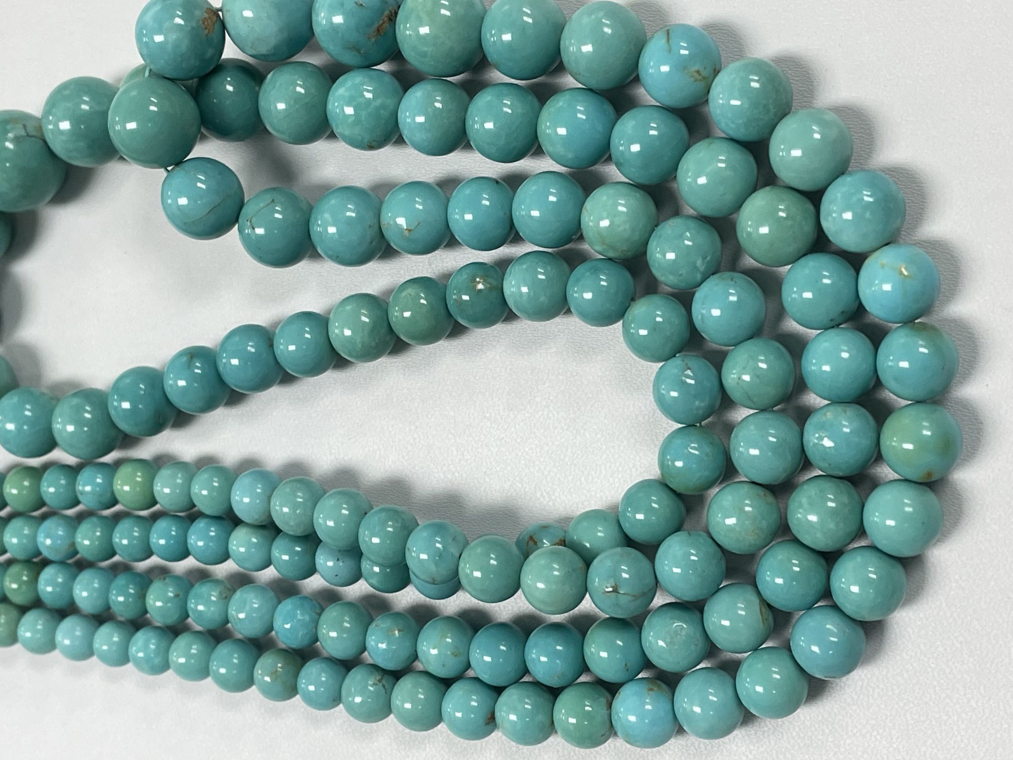 Turquoise Sleeping Beauty Round Smooth