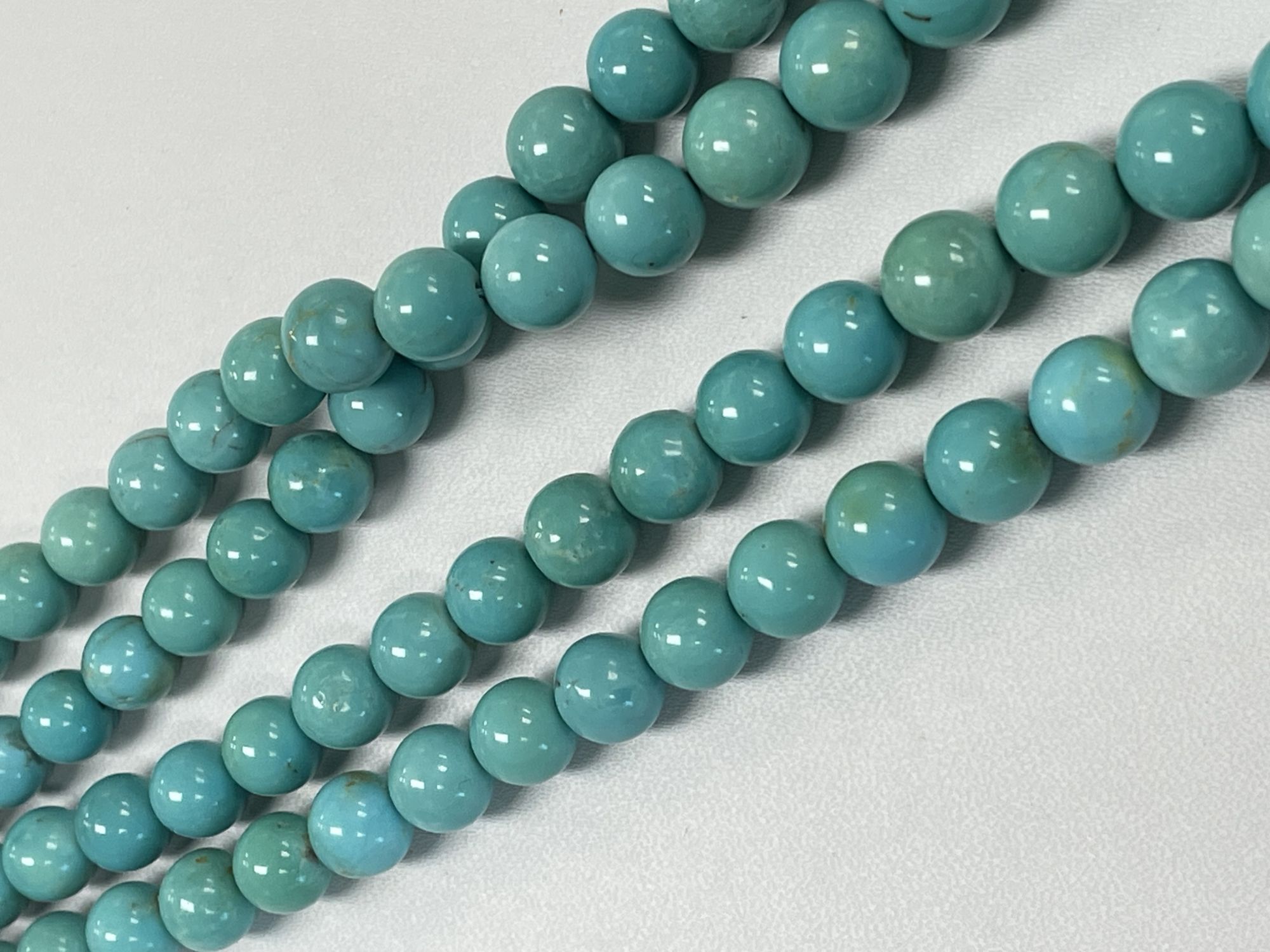 Turquoise Sleeping Beauty Round Smooth