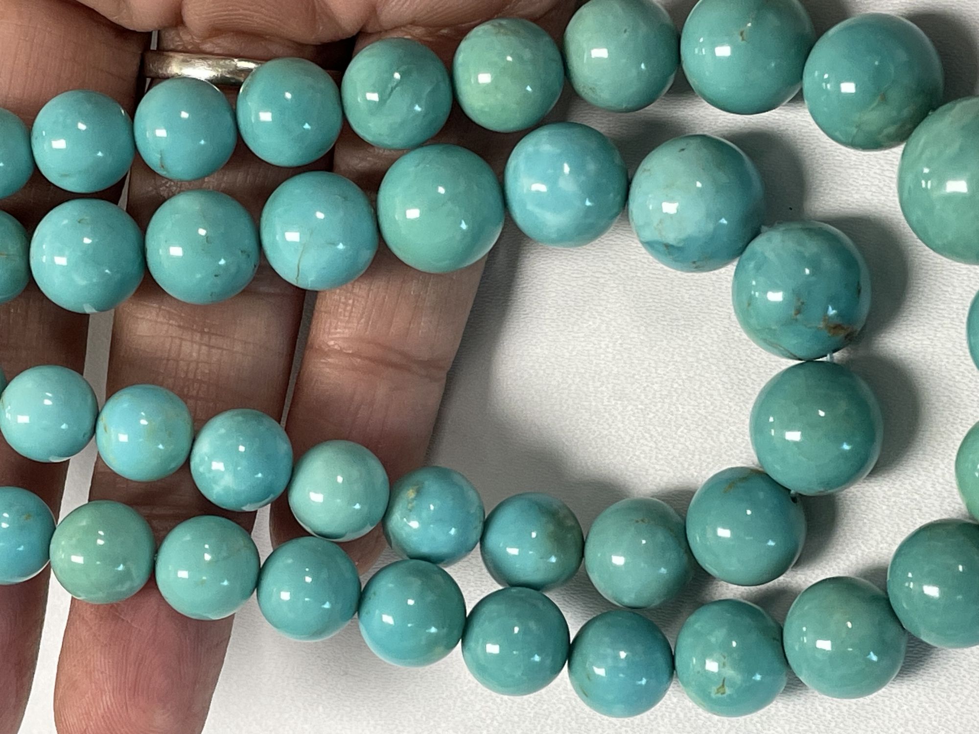 Turquoise Sleeping Beauty Round Smooth