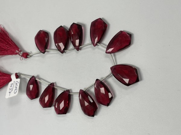Red Hydro Quartz Arrowhead Faceted