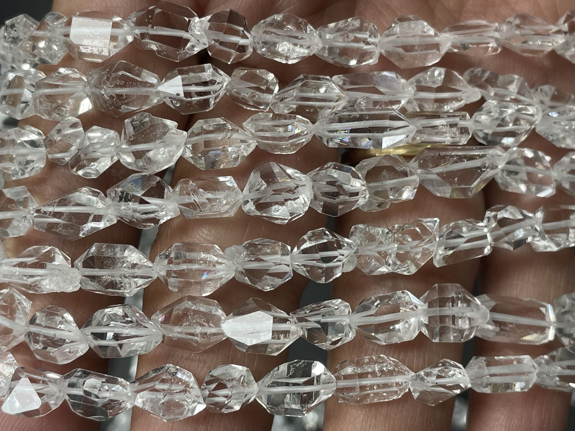 Herkimer Diamond Nugget Faceted