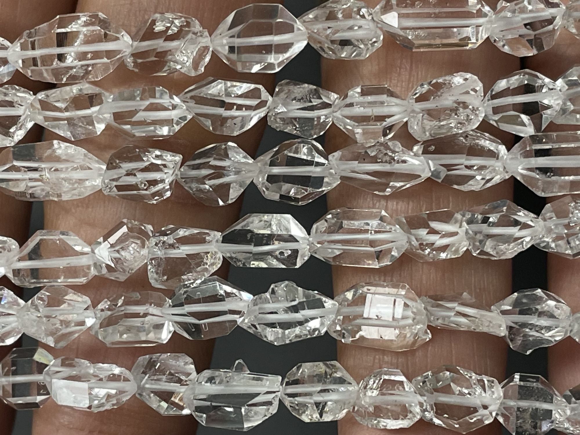 Herkimer Diamond Nugget Faceted