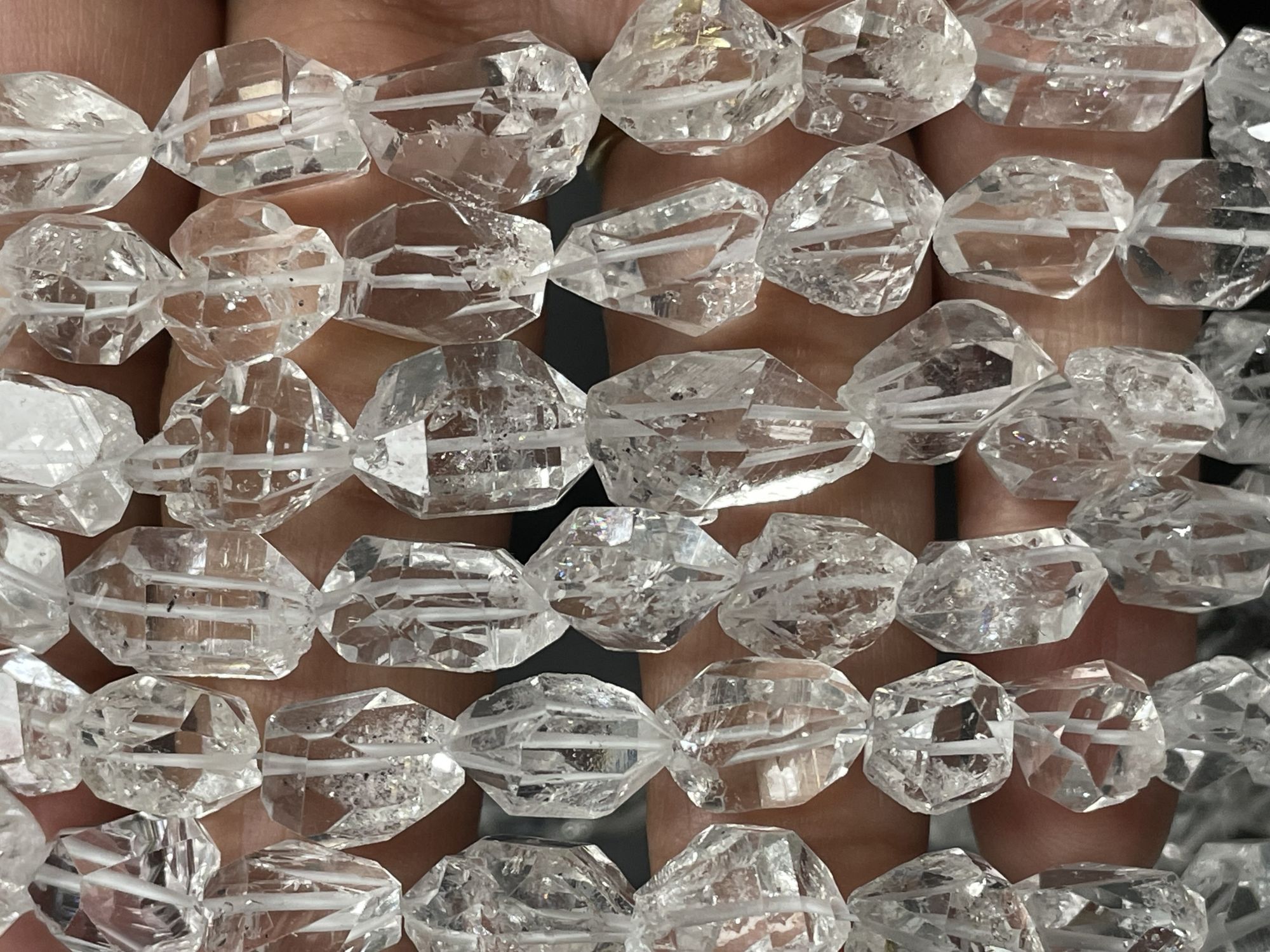 Herkimer Diamond Nugget Faceted