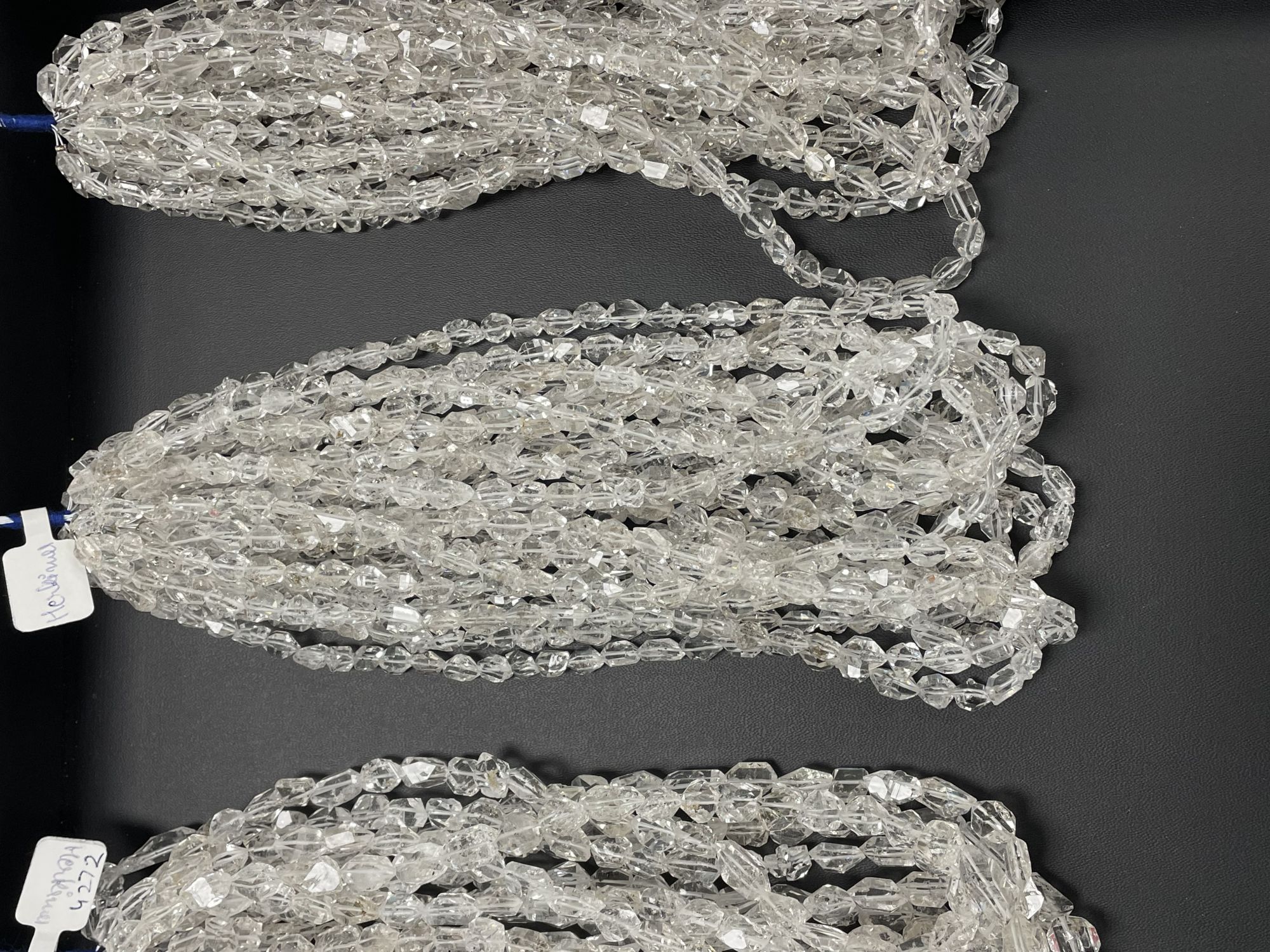 Herkimer Diamond Funky Cut Faceted Quartz