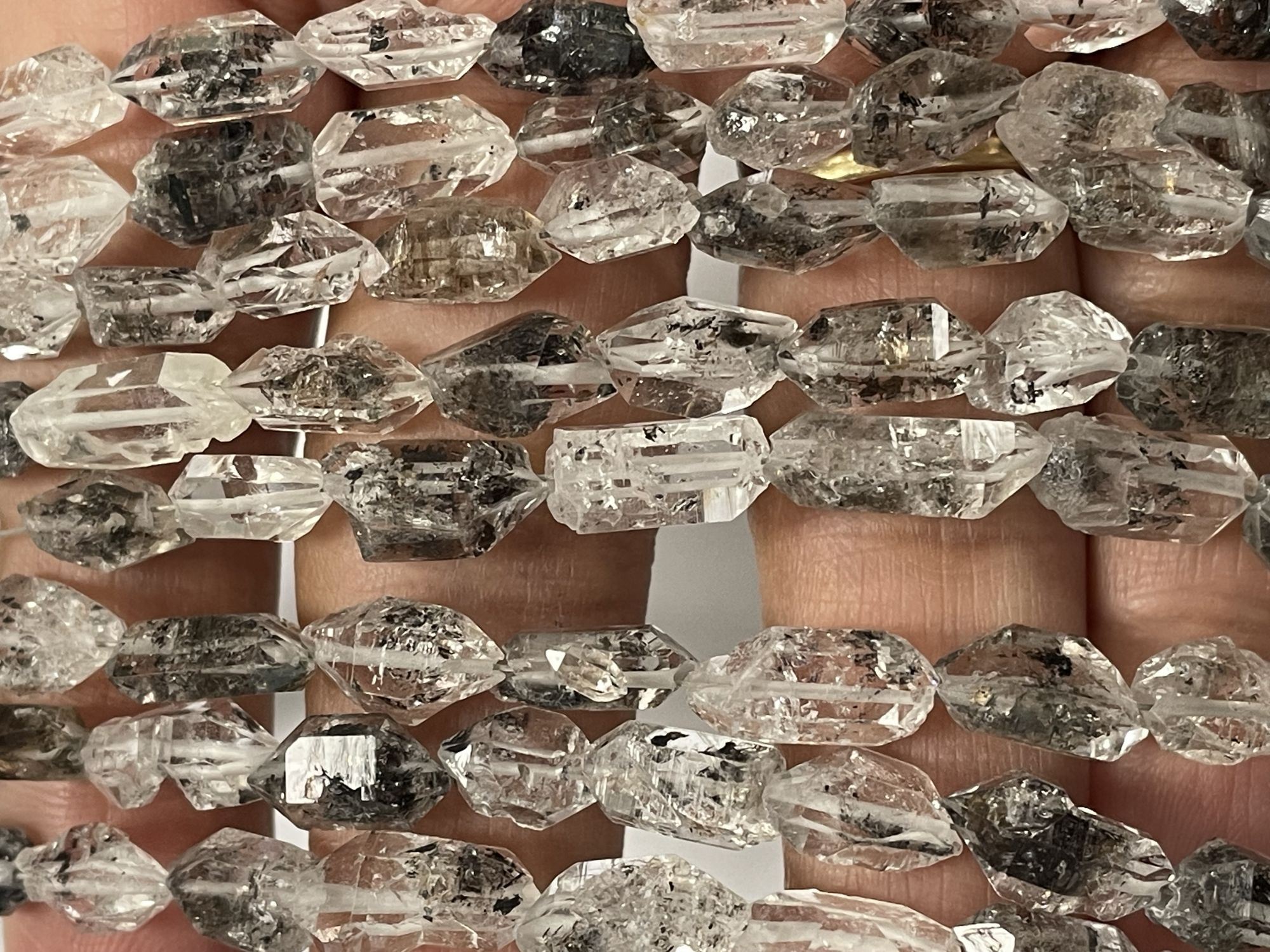 Herkimer Diamond Nugget Faceted Quartz