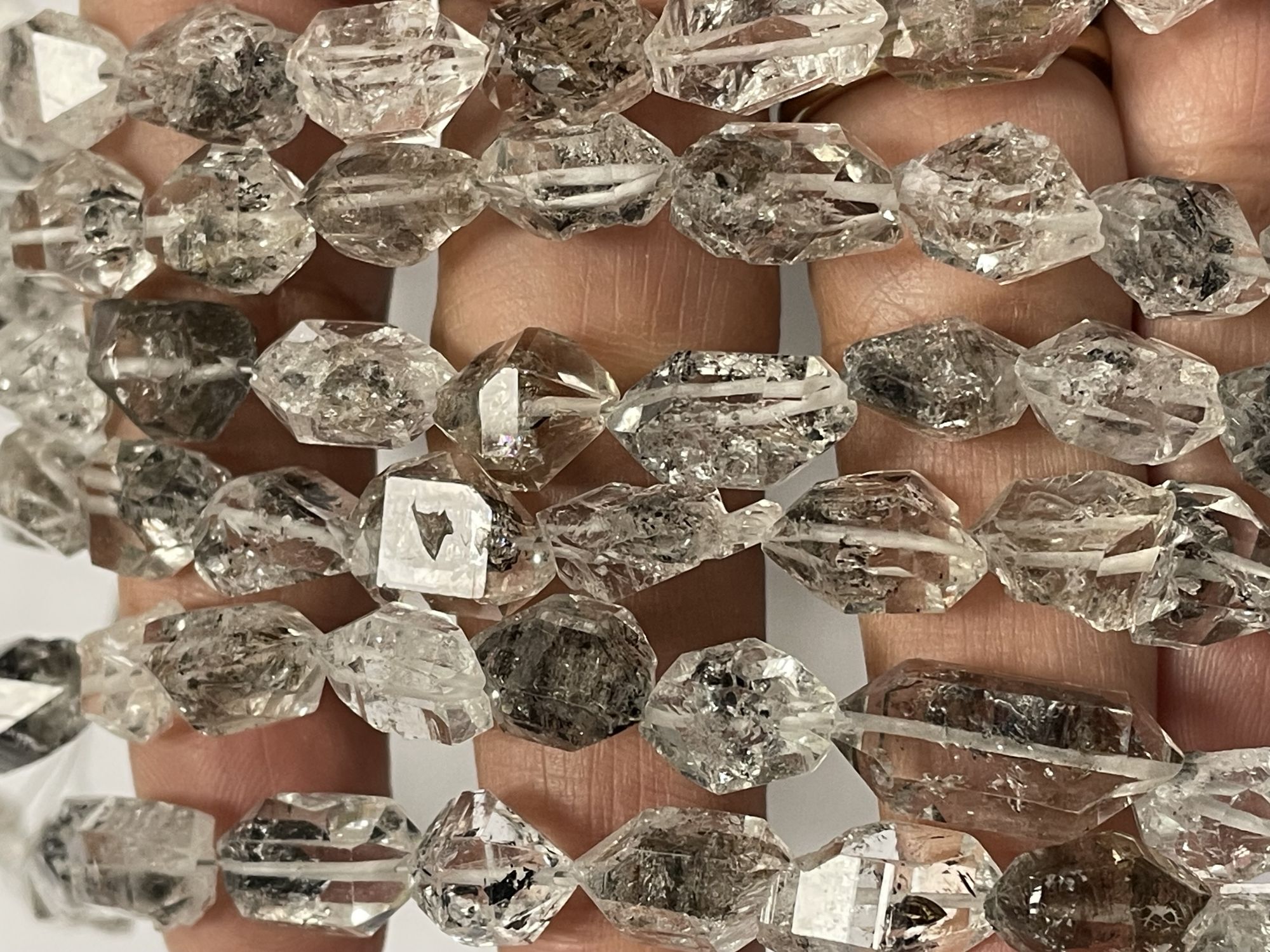 Herkimer Diamond Nugget Faceted Quartz