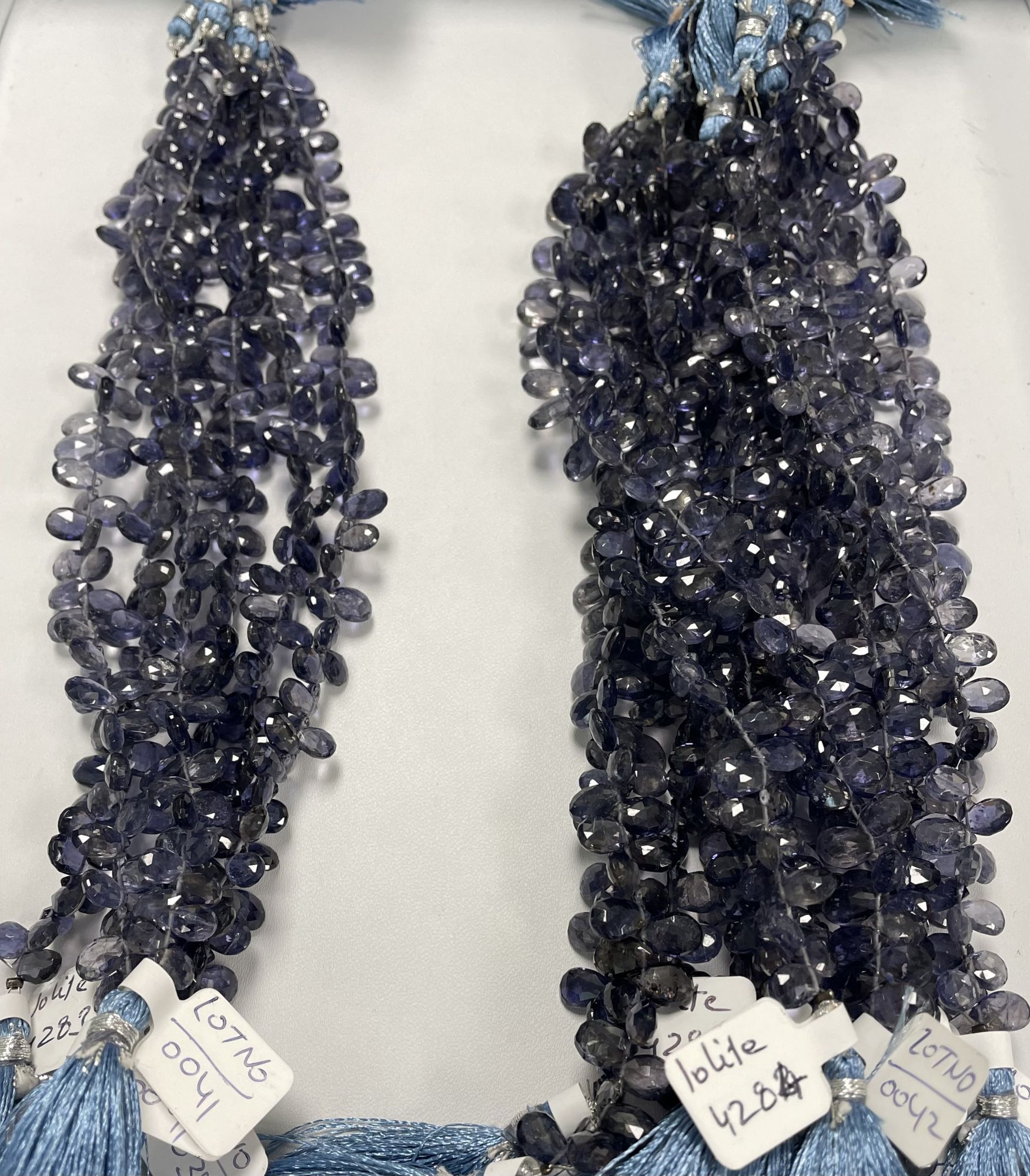 Iolite Pear Faceted