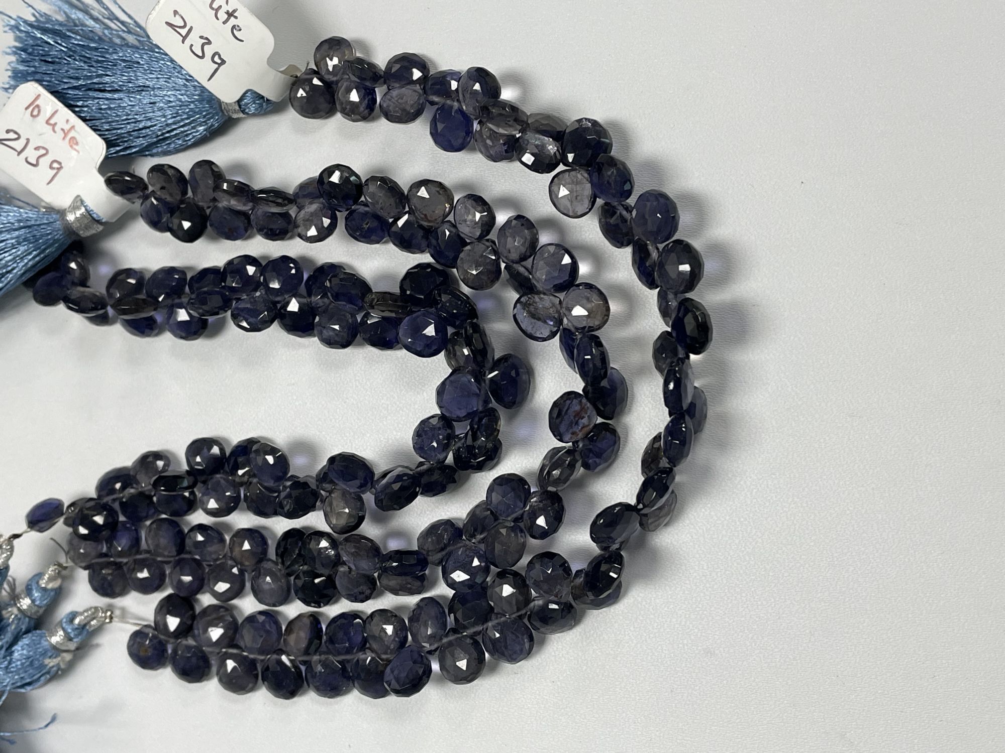 Iolite Heart Faceted