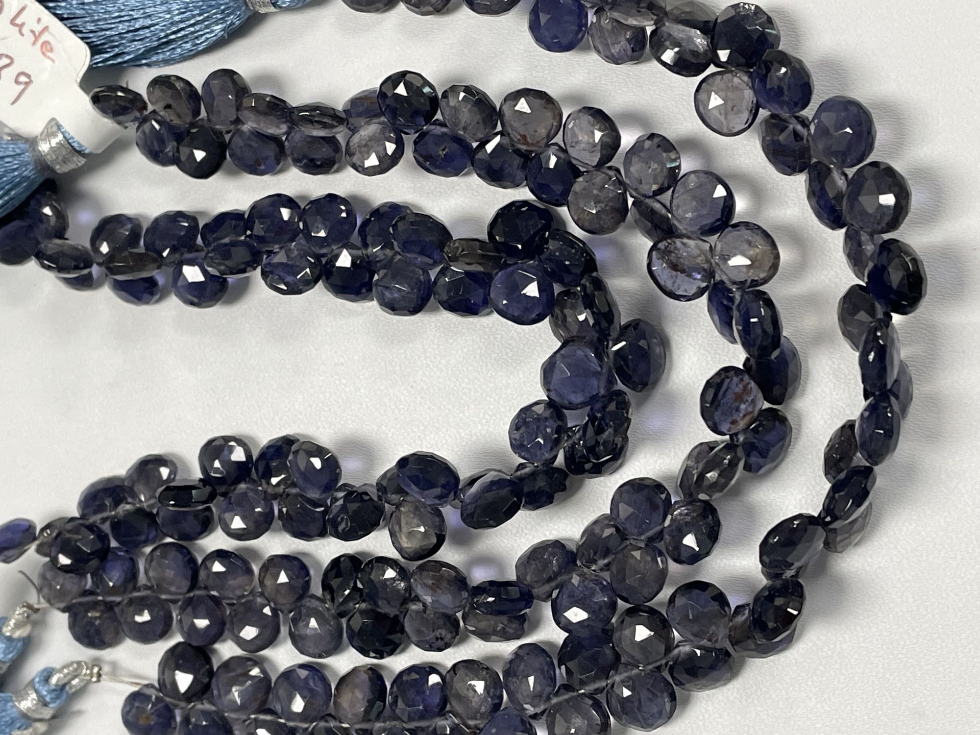 Iolite Heart Faceted