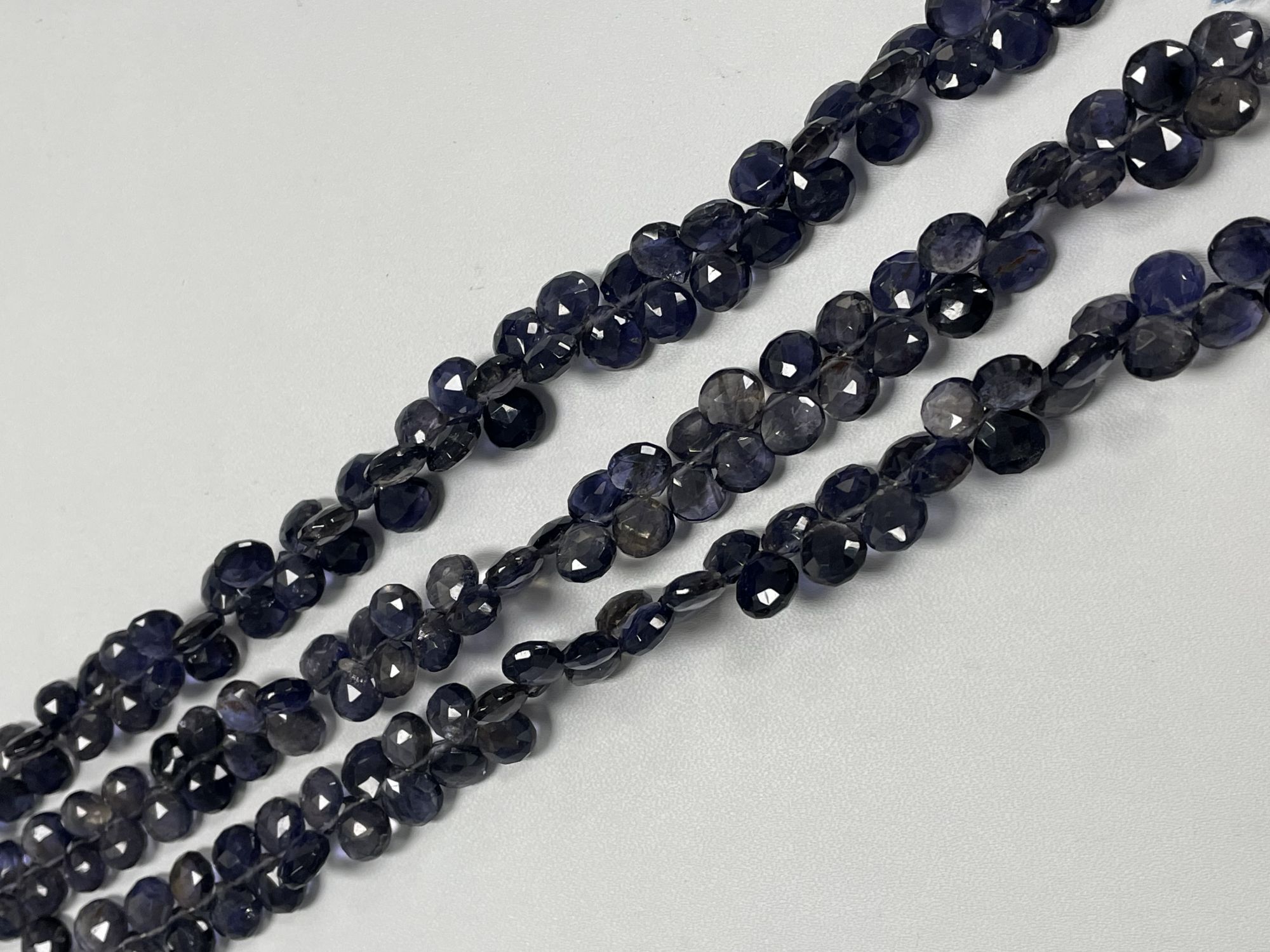 Iolite Heart Faceted