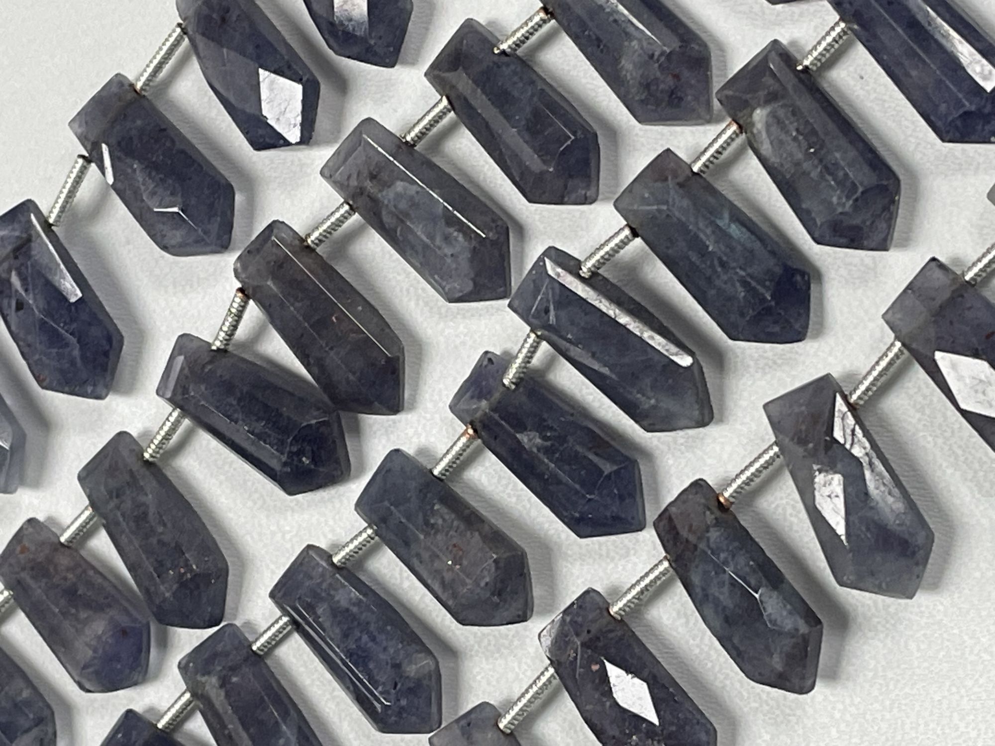 Iolite Fun Cut Faceted