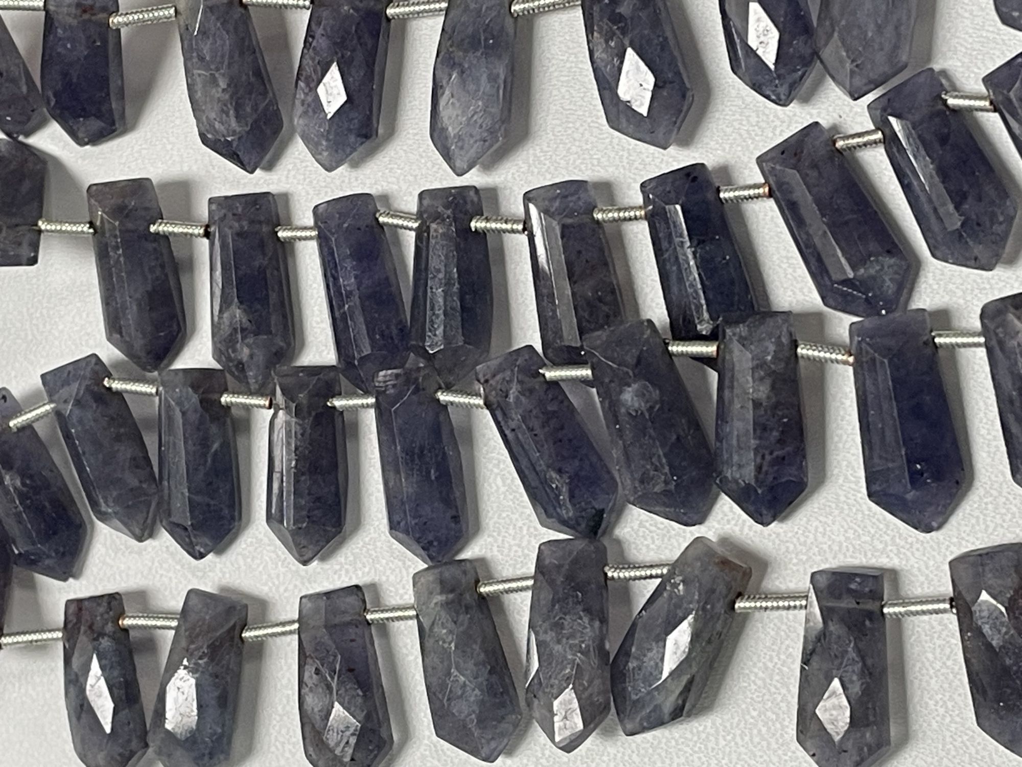 Iolite Fun Cut Faceted