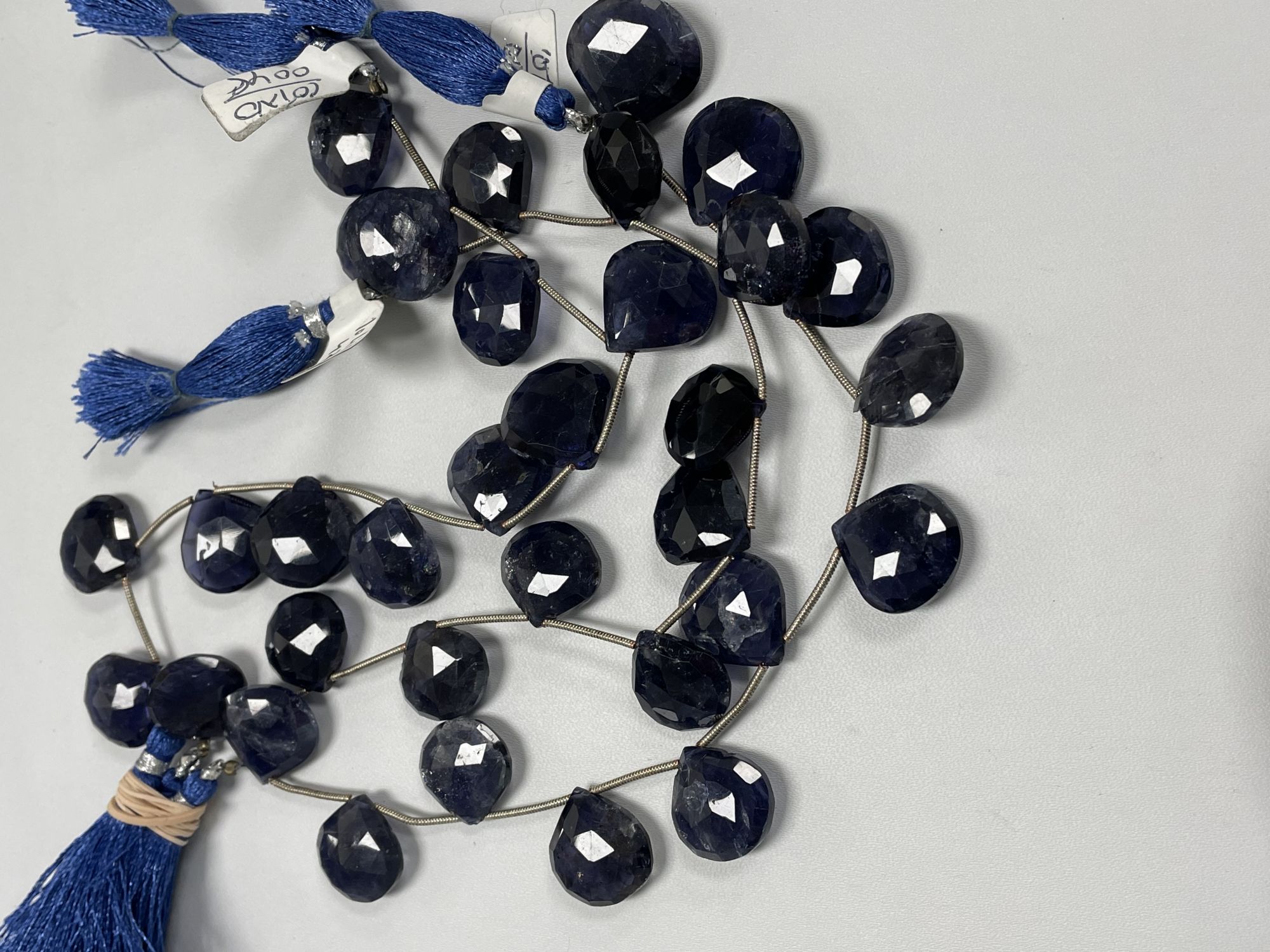 Iolite Heart Faceted