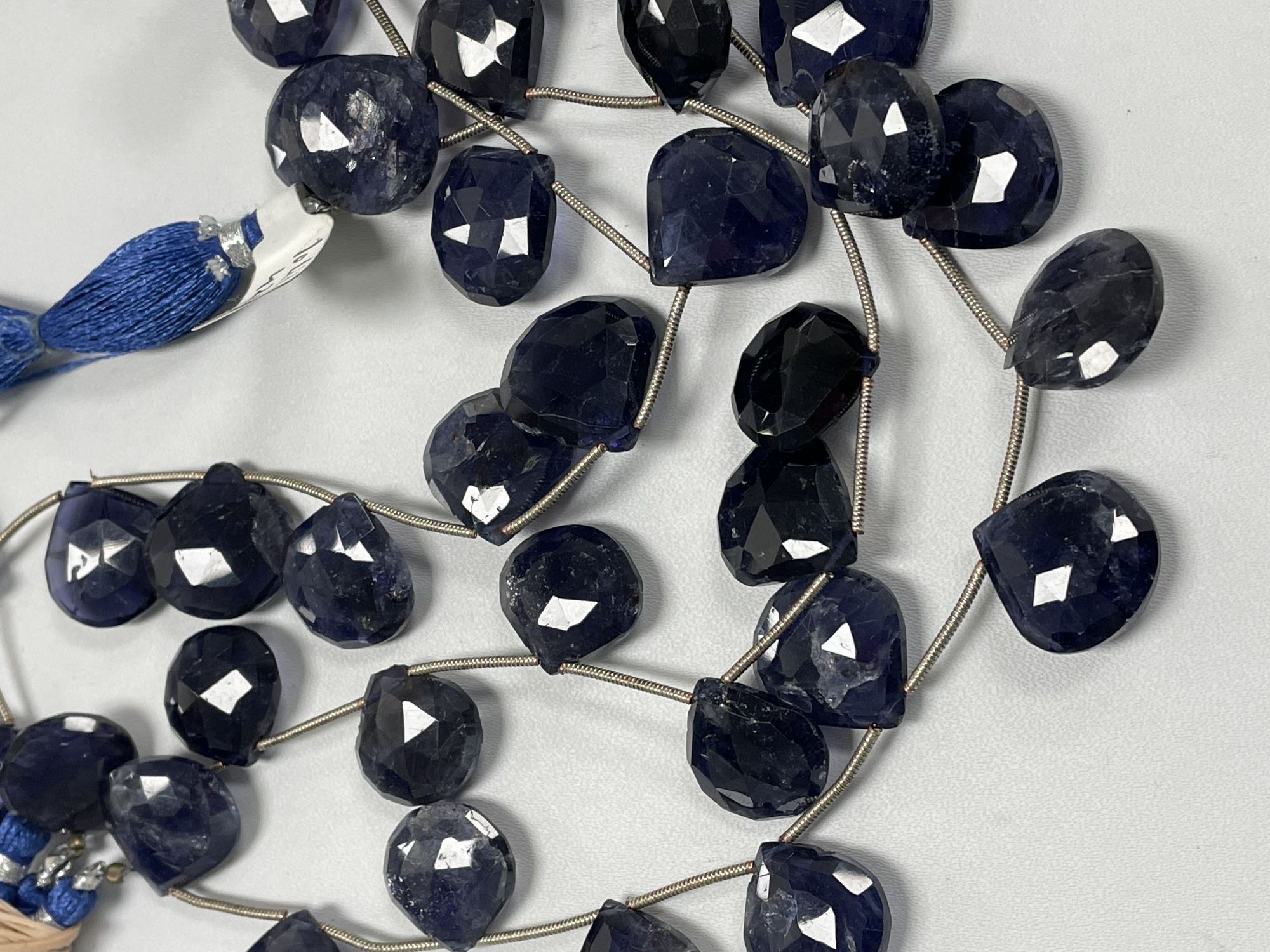 Iolite Heart Faceted