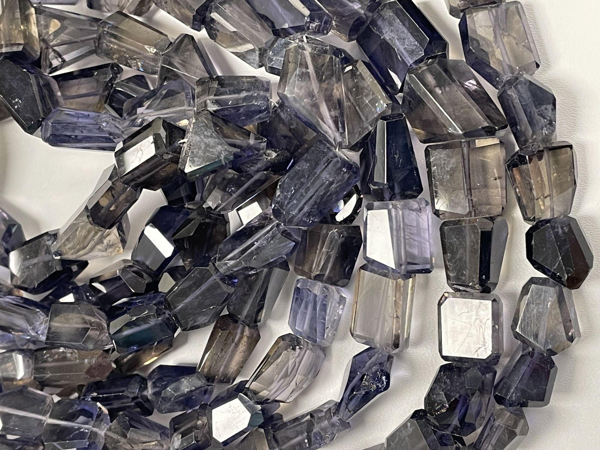 Iolite Nugget Faceted