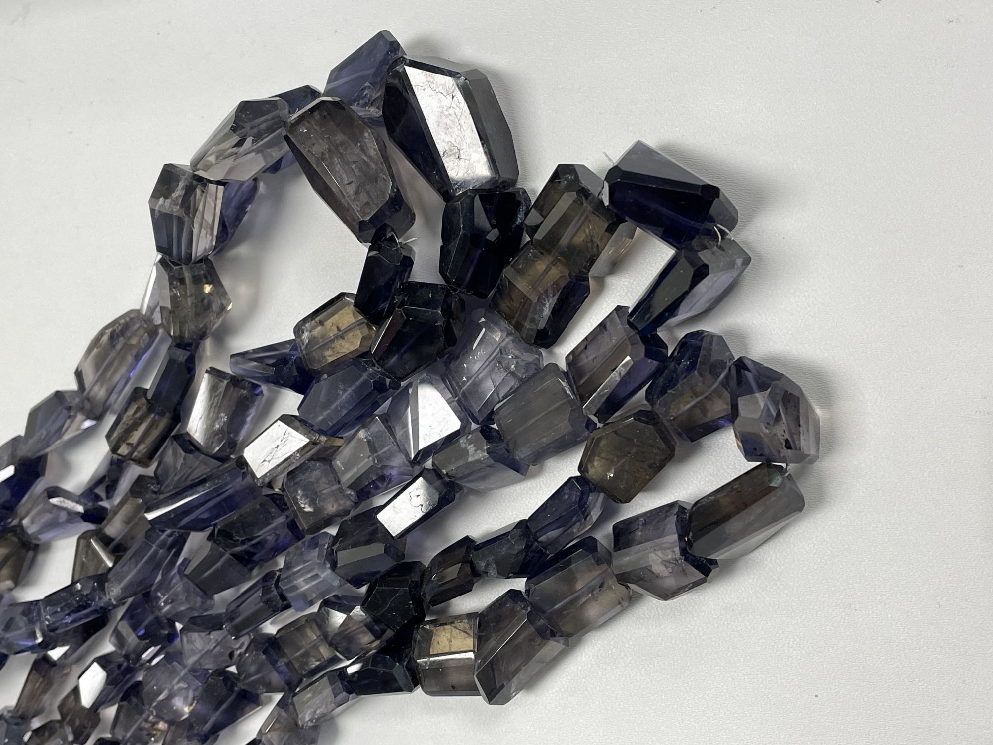 Iolite Nugget Faceted