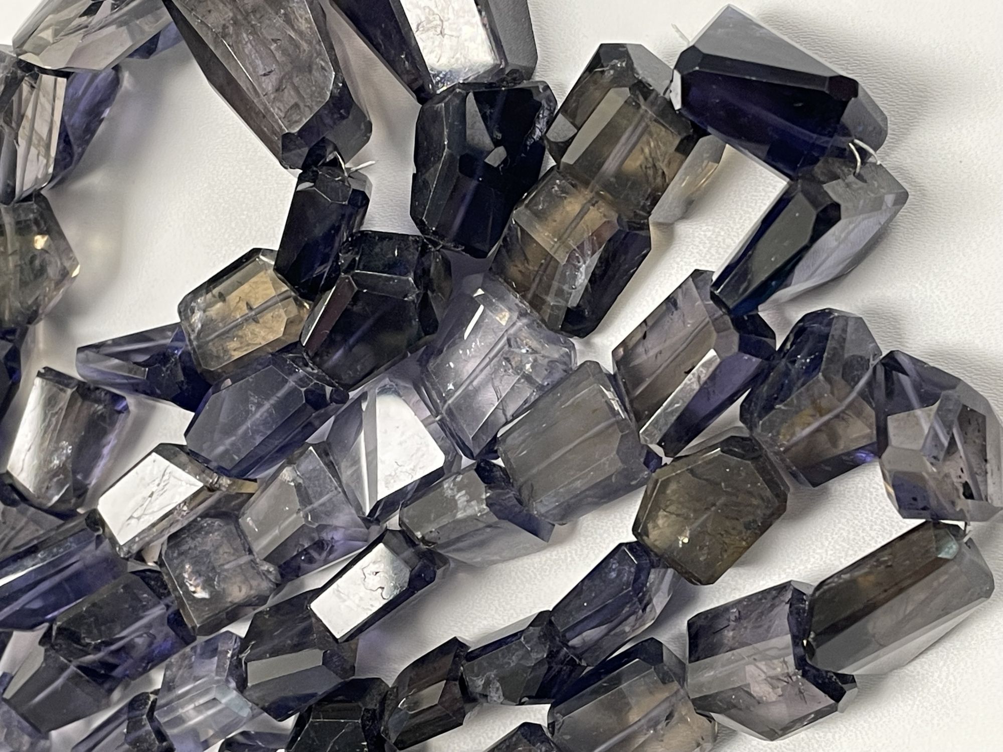 Iolite Nugget Faceted