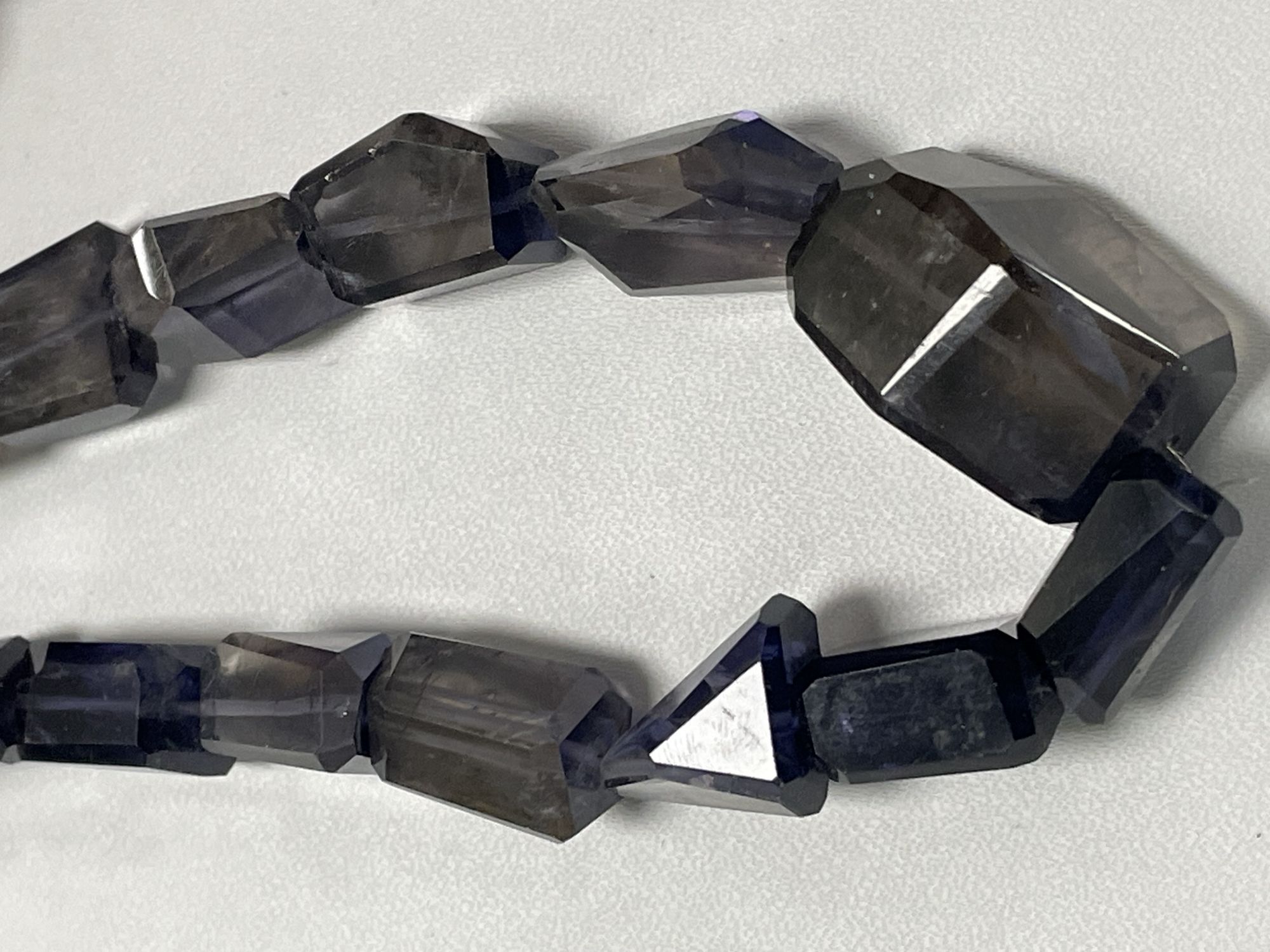 Iolite Nugget Faceted