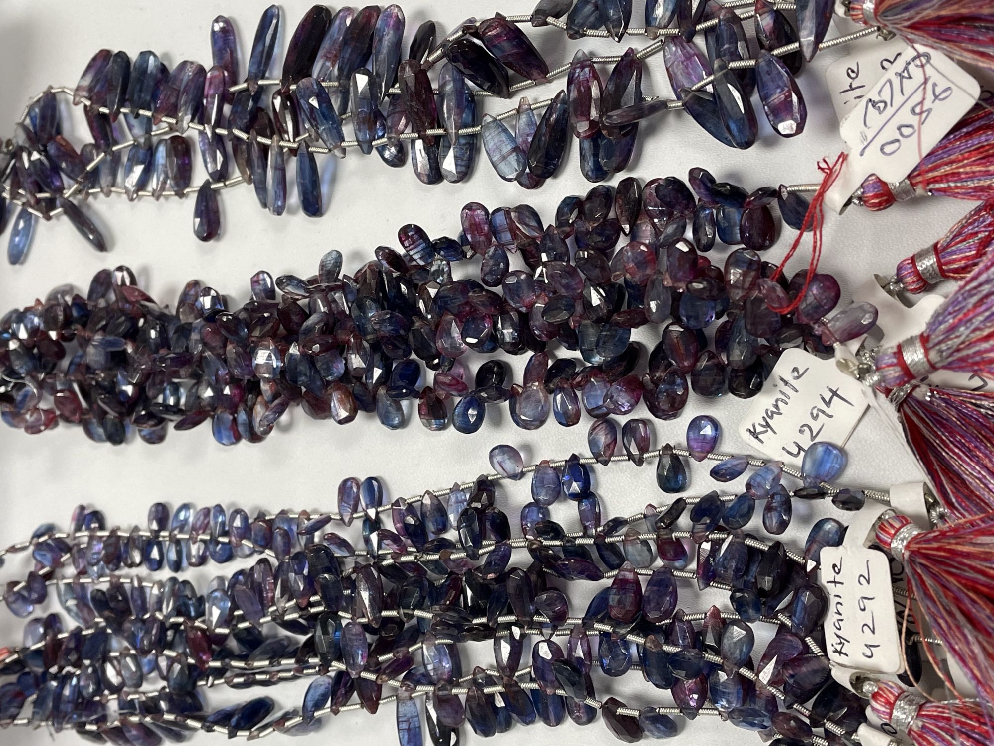 Kyanite Long Pear Faceted