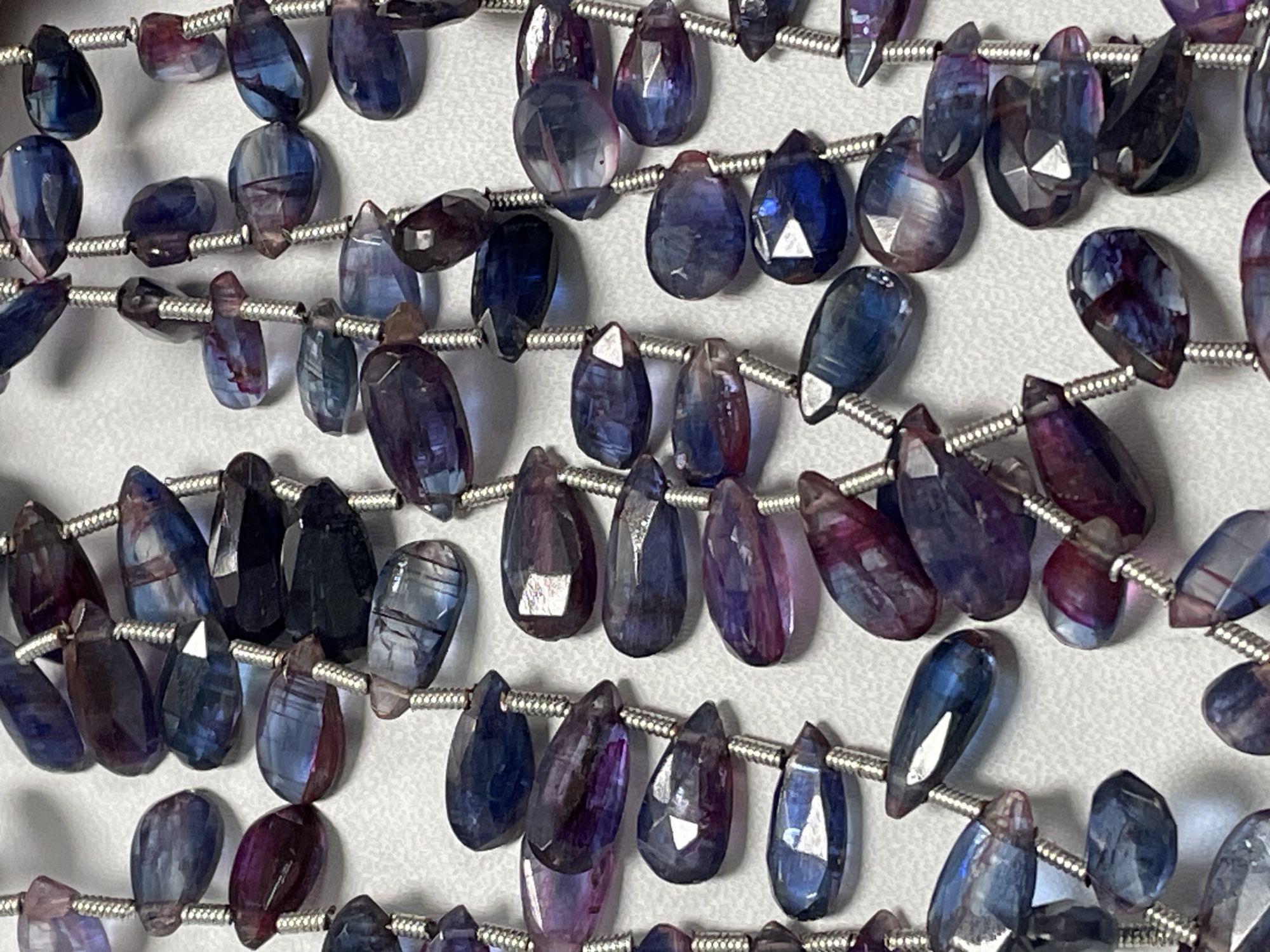 Kyanite Long Pear Faceted