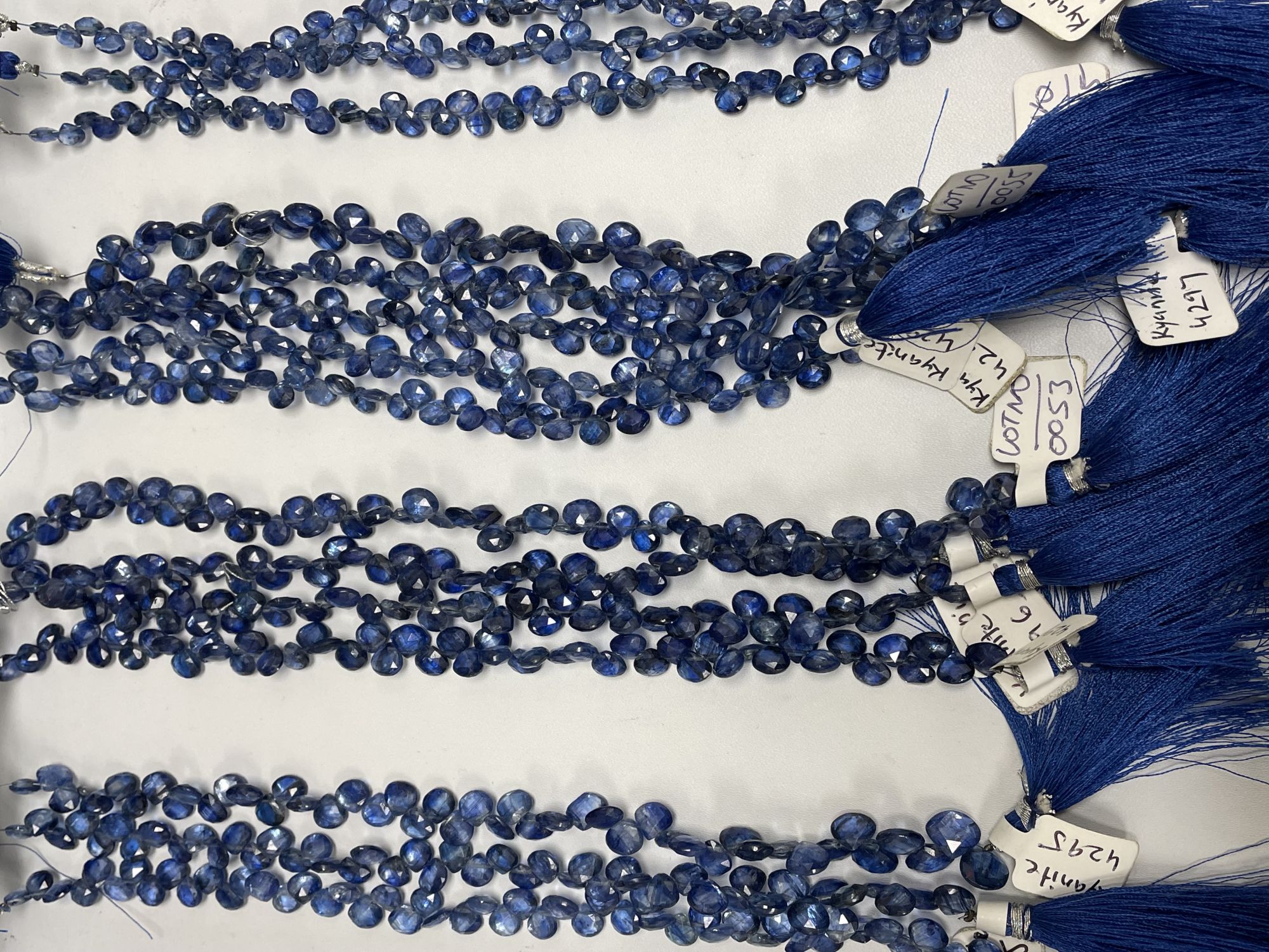 Blue Kyanite Heart Faceted