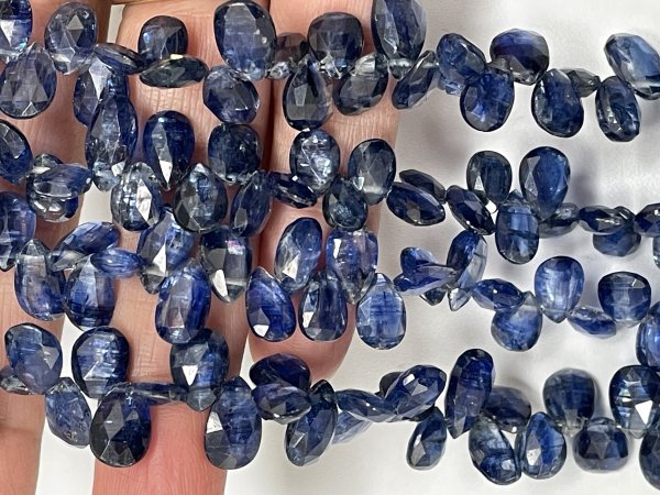 Blue Kyanite Pear Faceted