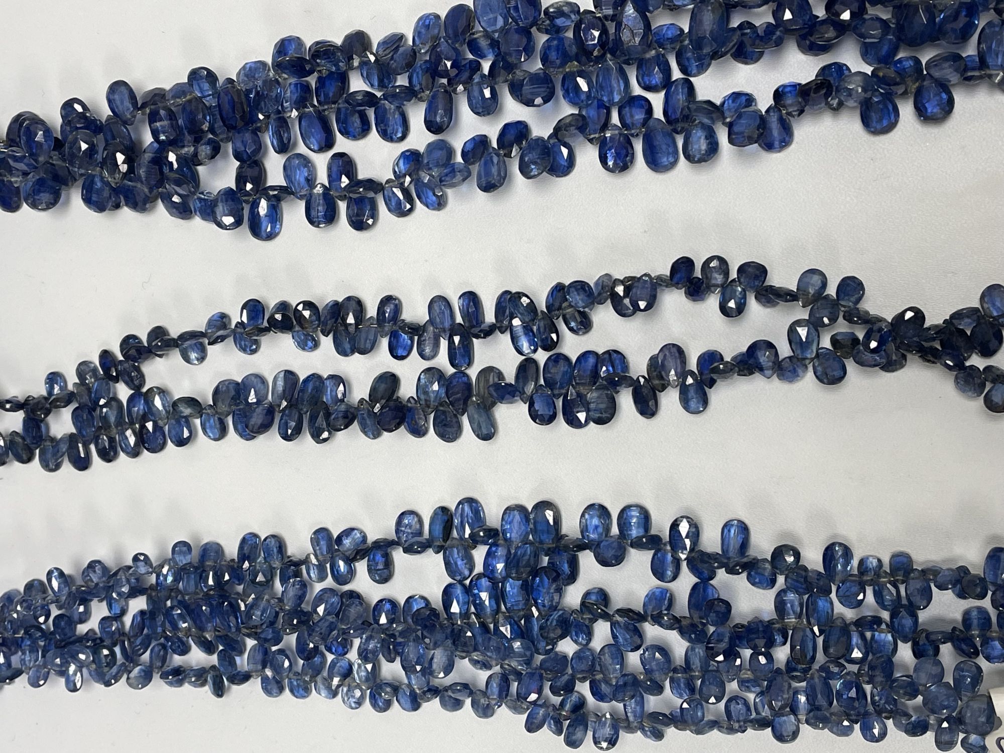 Blue Kyanite Pear Faceted