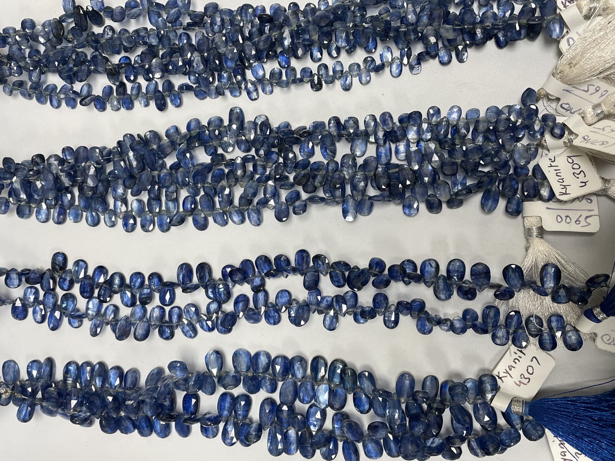 Blue Kyanite Pear Faceted