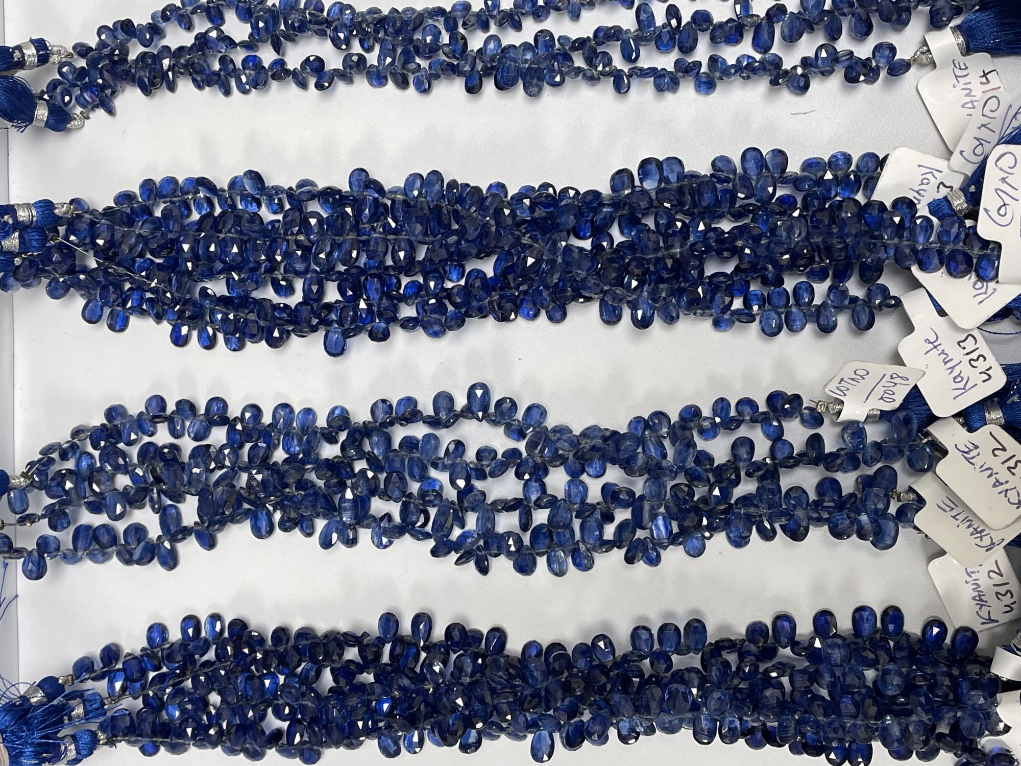 Blue Kyanite Pear Faceted