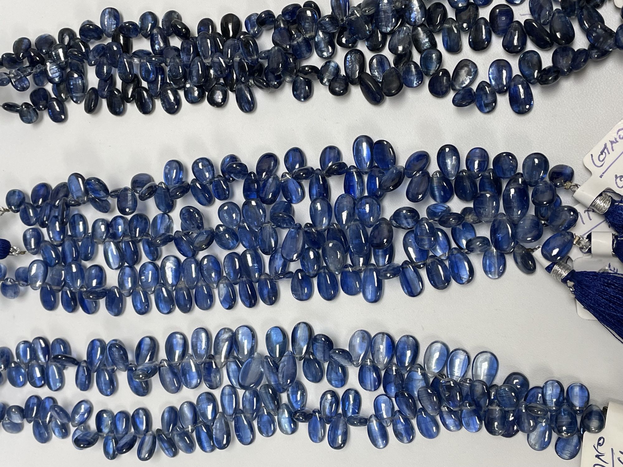 Blue Kyanite Pear Smooth