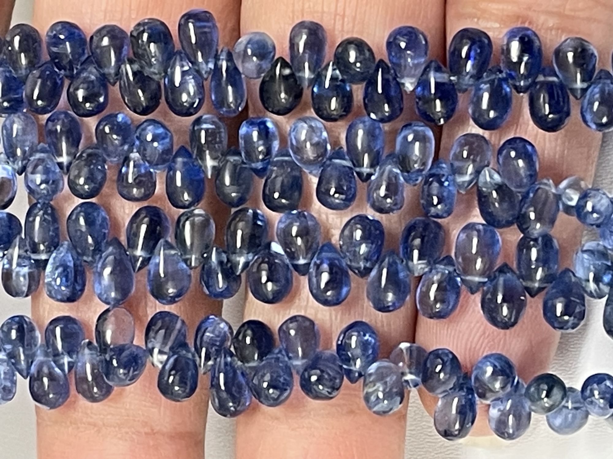 Blue Kyanite Drop Smooth