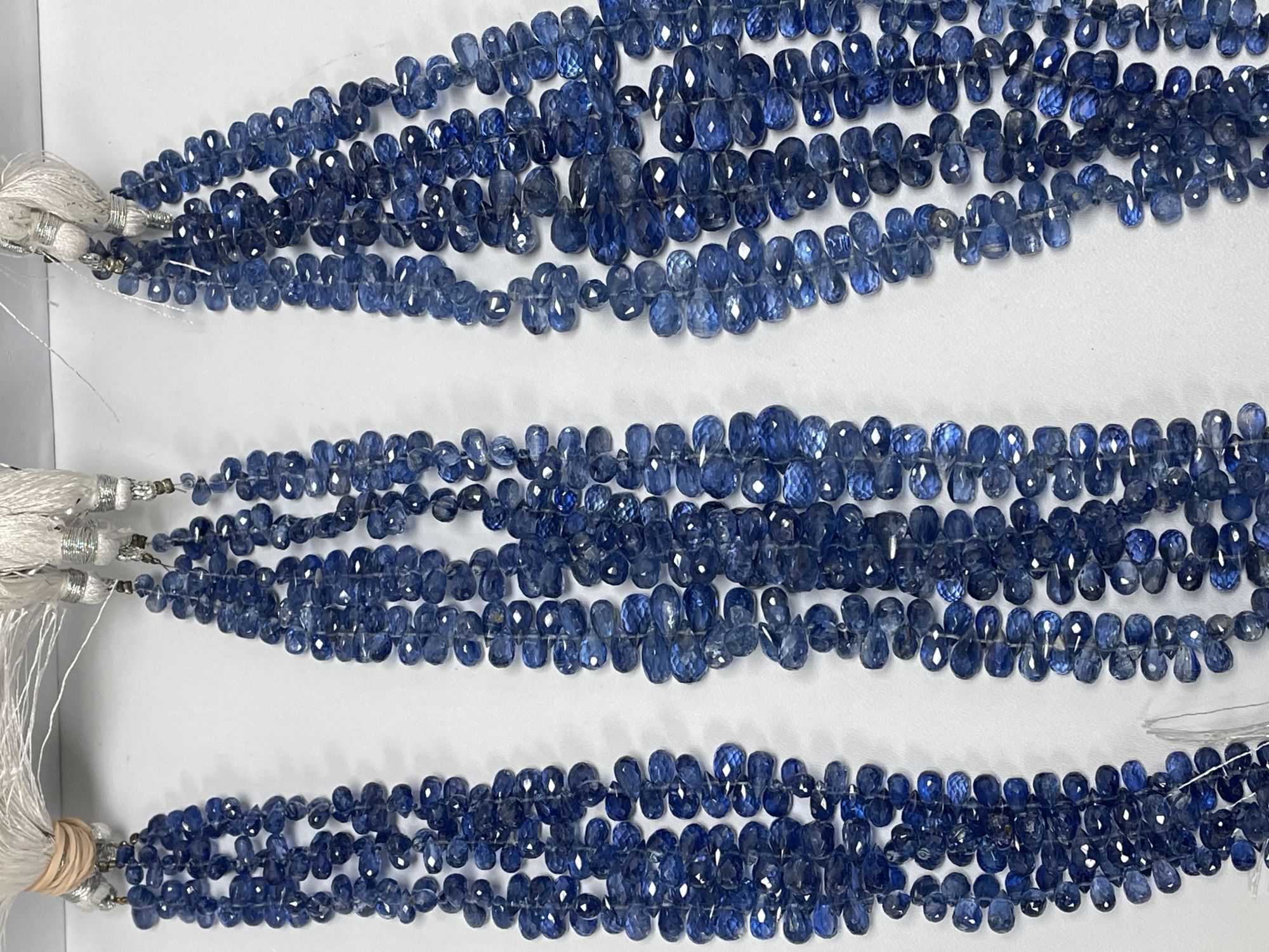 Blue Kyanite Drop Faceted
