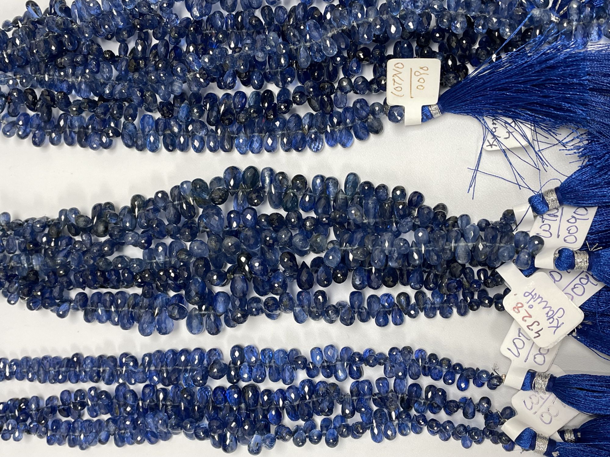 Blue Kyanite Drop Faceted