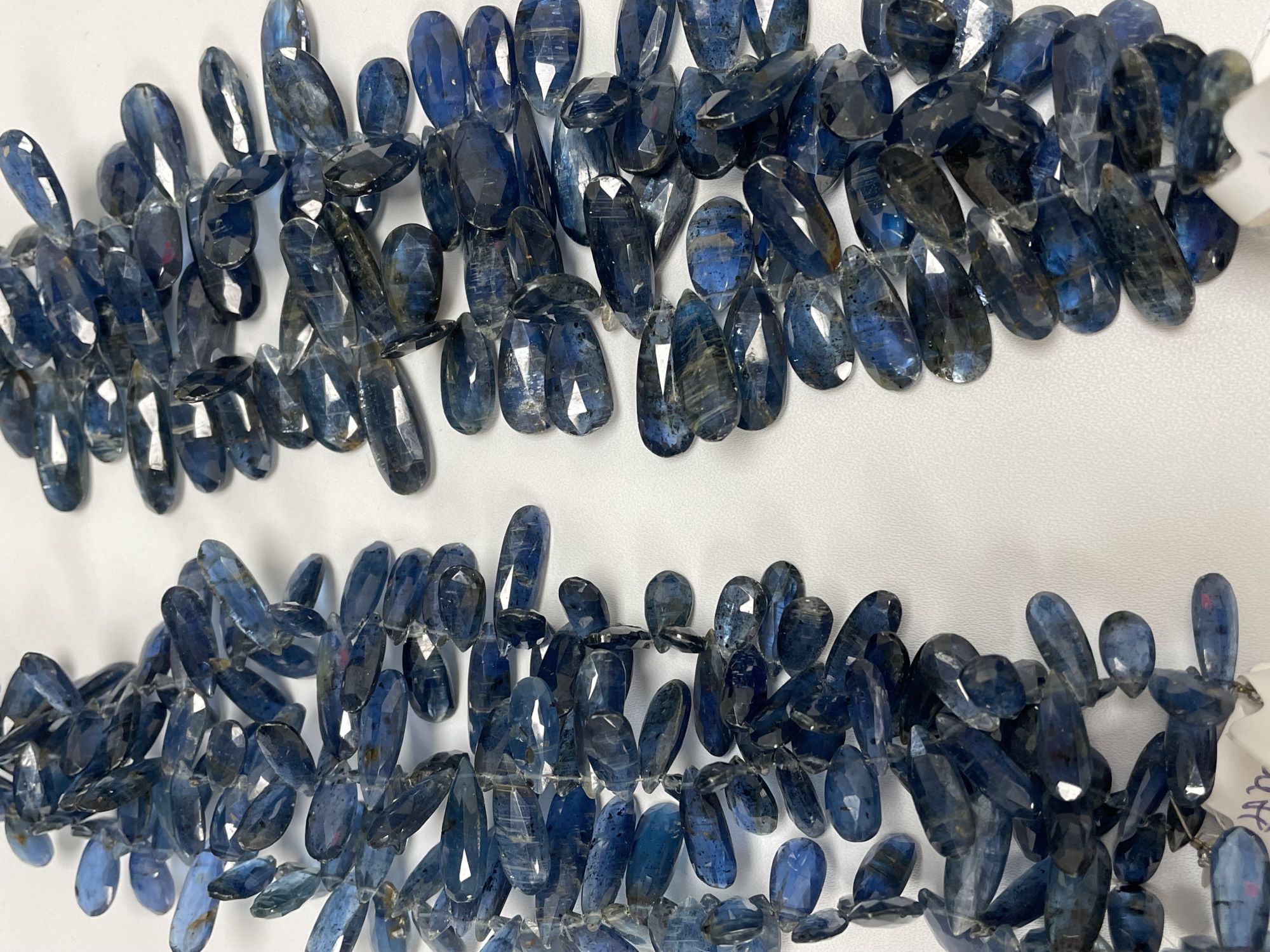 Blue Kyanite Long Pear Faceted
