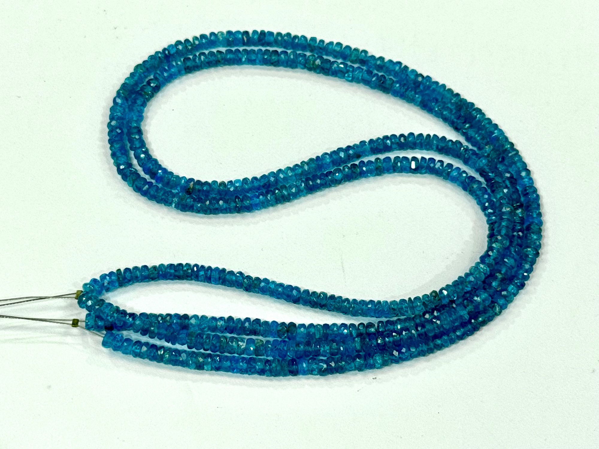 Apatite Rondelle Faceted